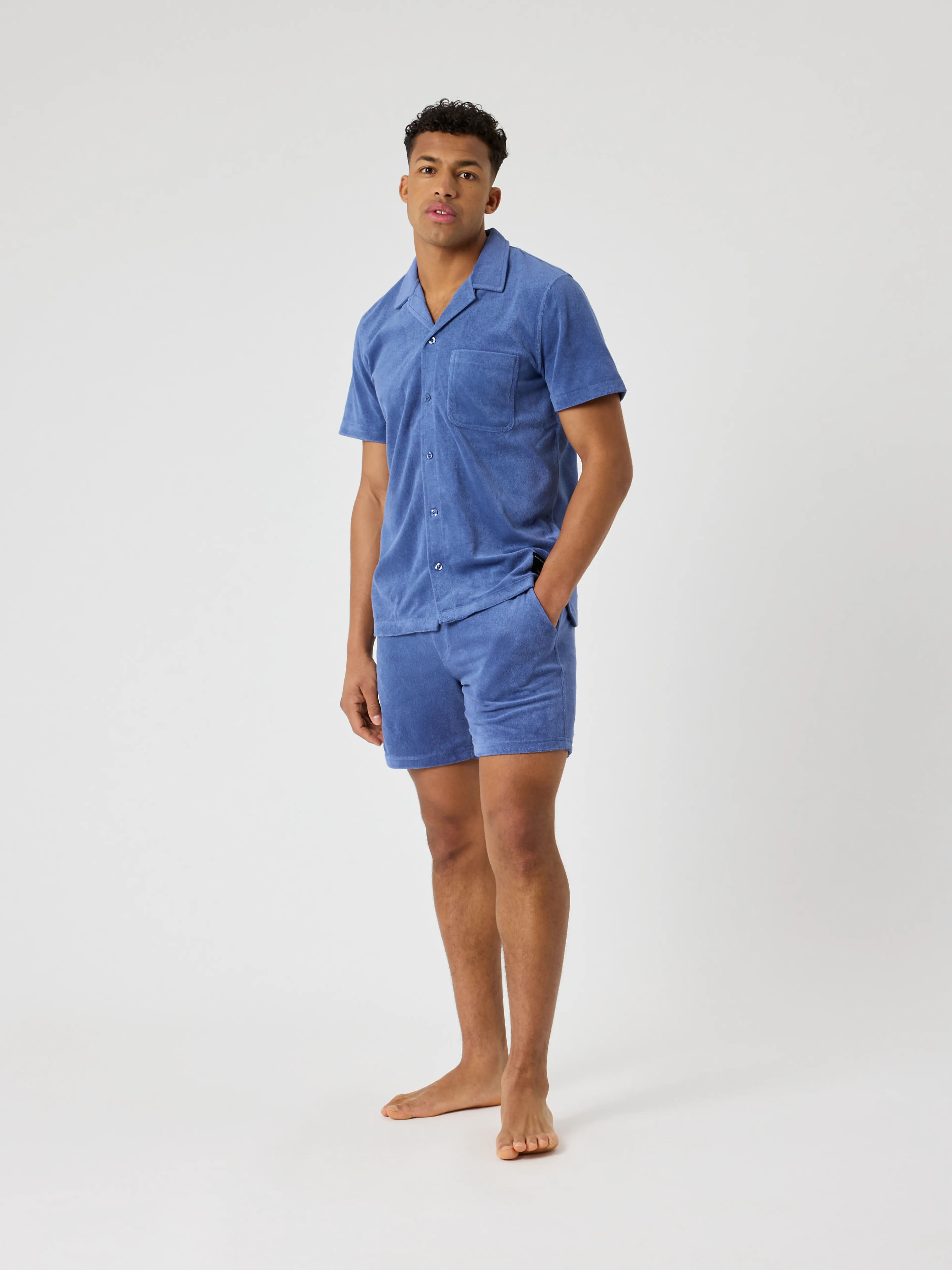 BORG TOWELING POOL SHIRT