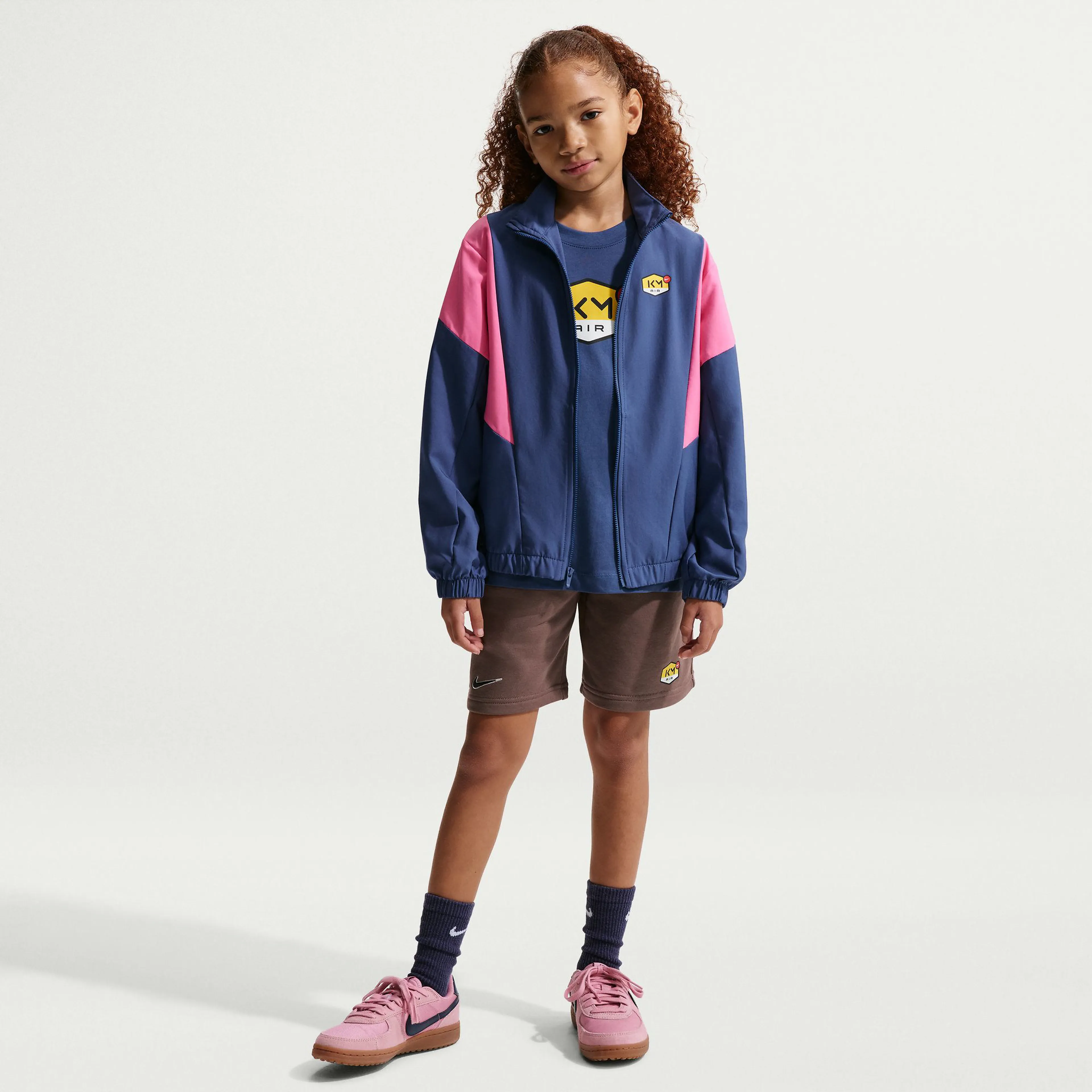 Kylian Mbappe Kylian Mbappé Club Fleece Big Kids' Soccer Shorts