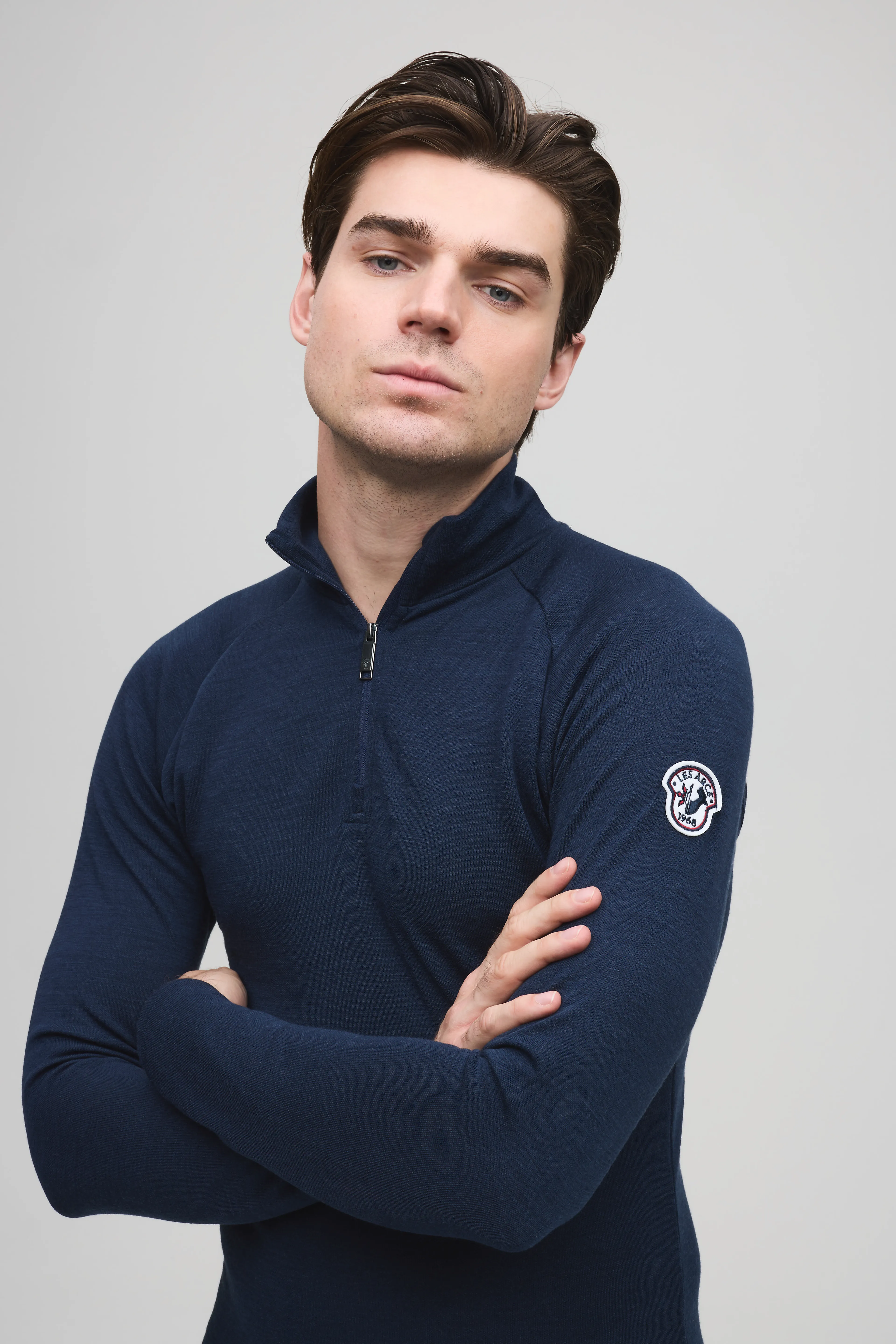 Isaac wool zipneck