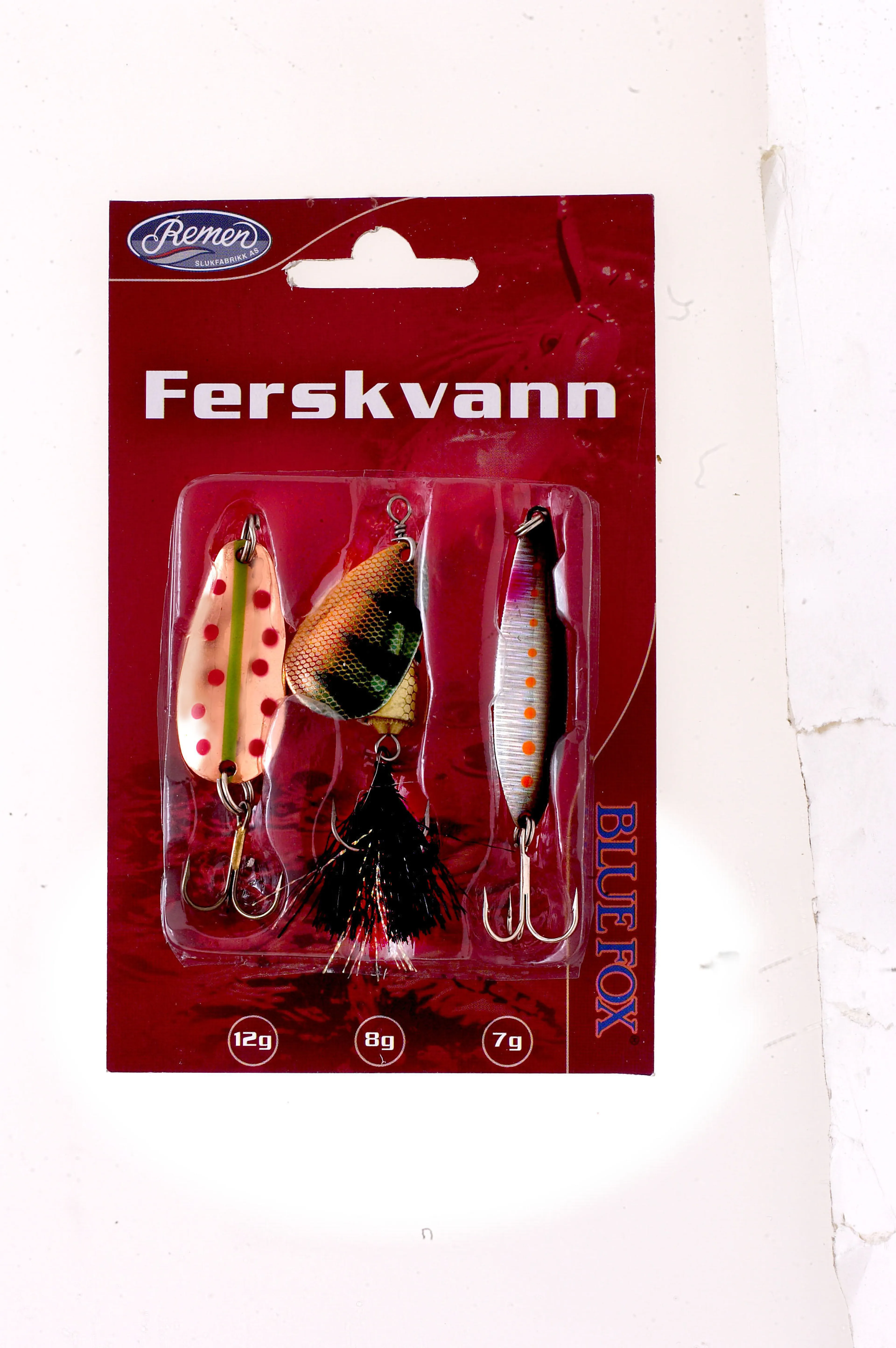 Sluksett Ferskvann BlueFox 3pk