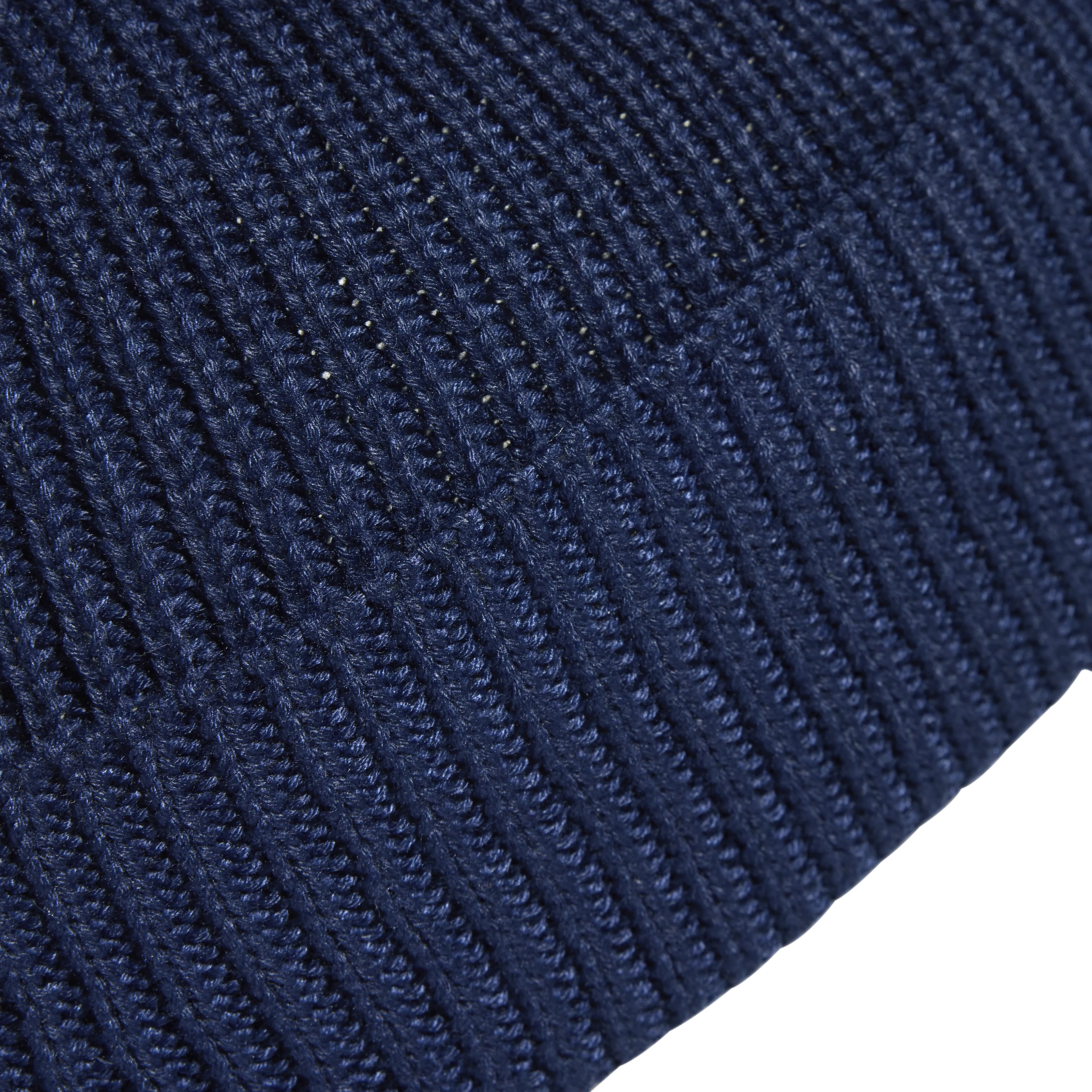 Everyday Icons Beanie With Tonal Metal Trefoil