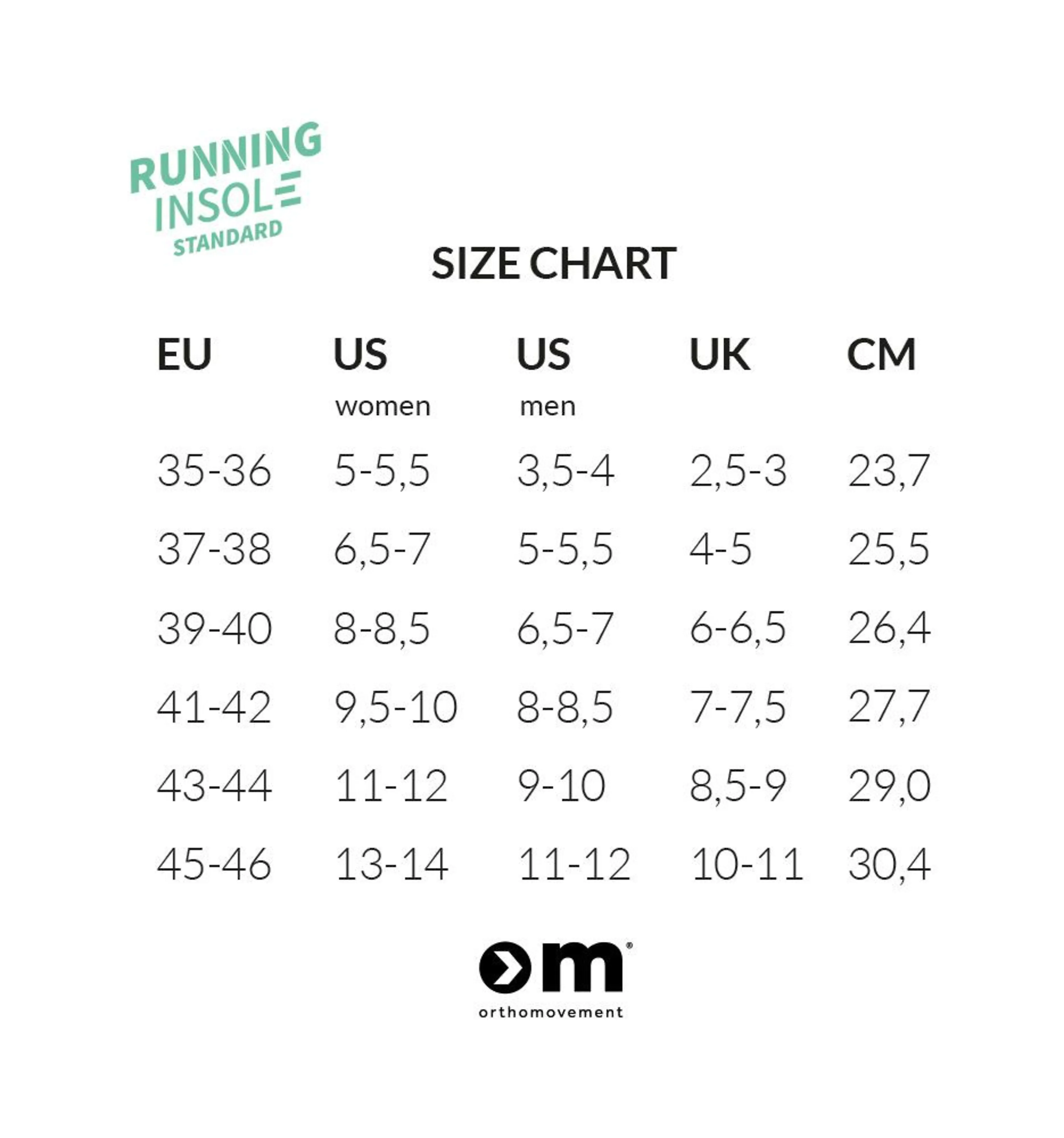 Running Insole Standard