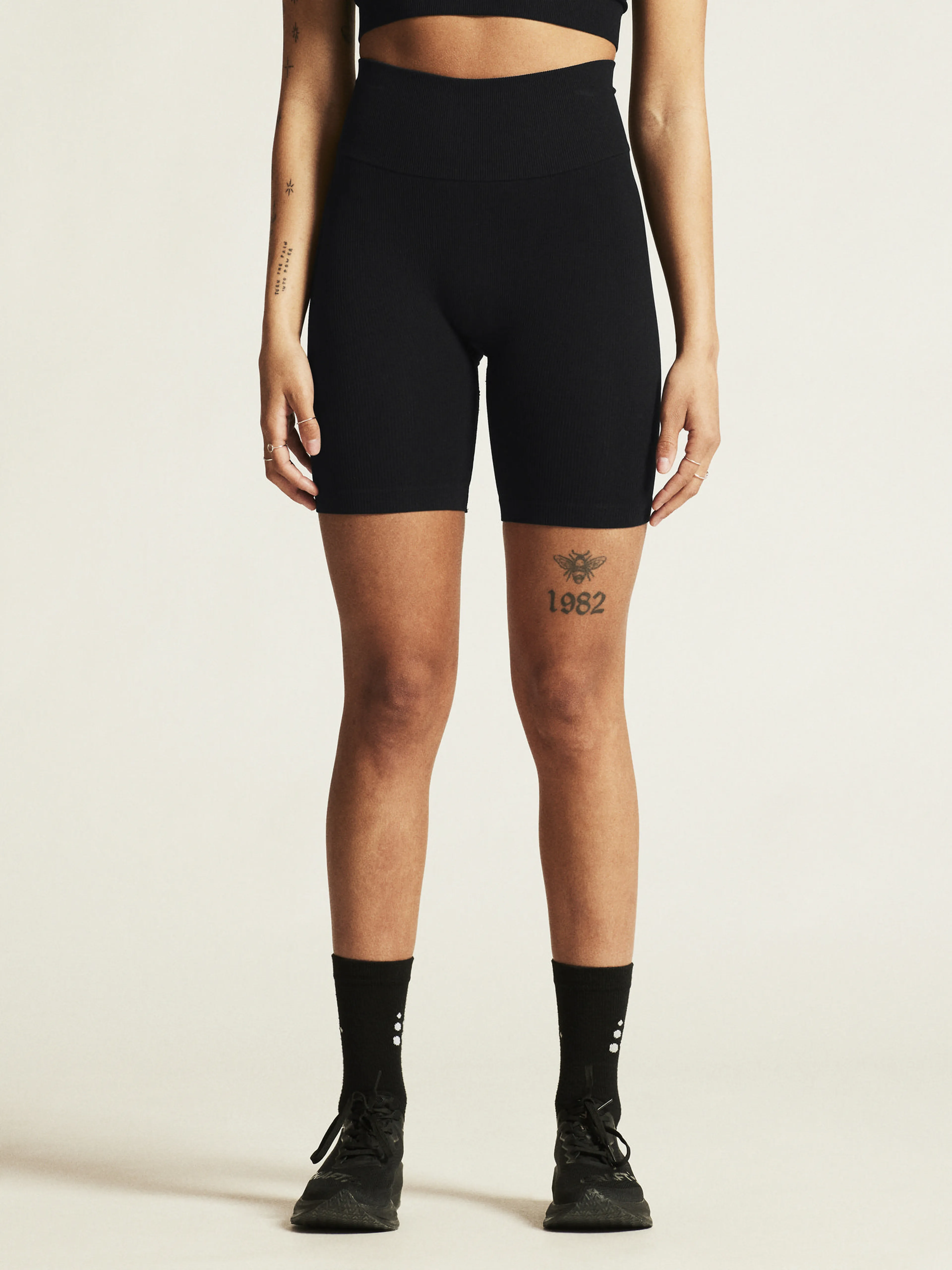 Collective Rib Short Tights W
