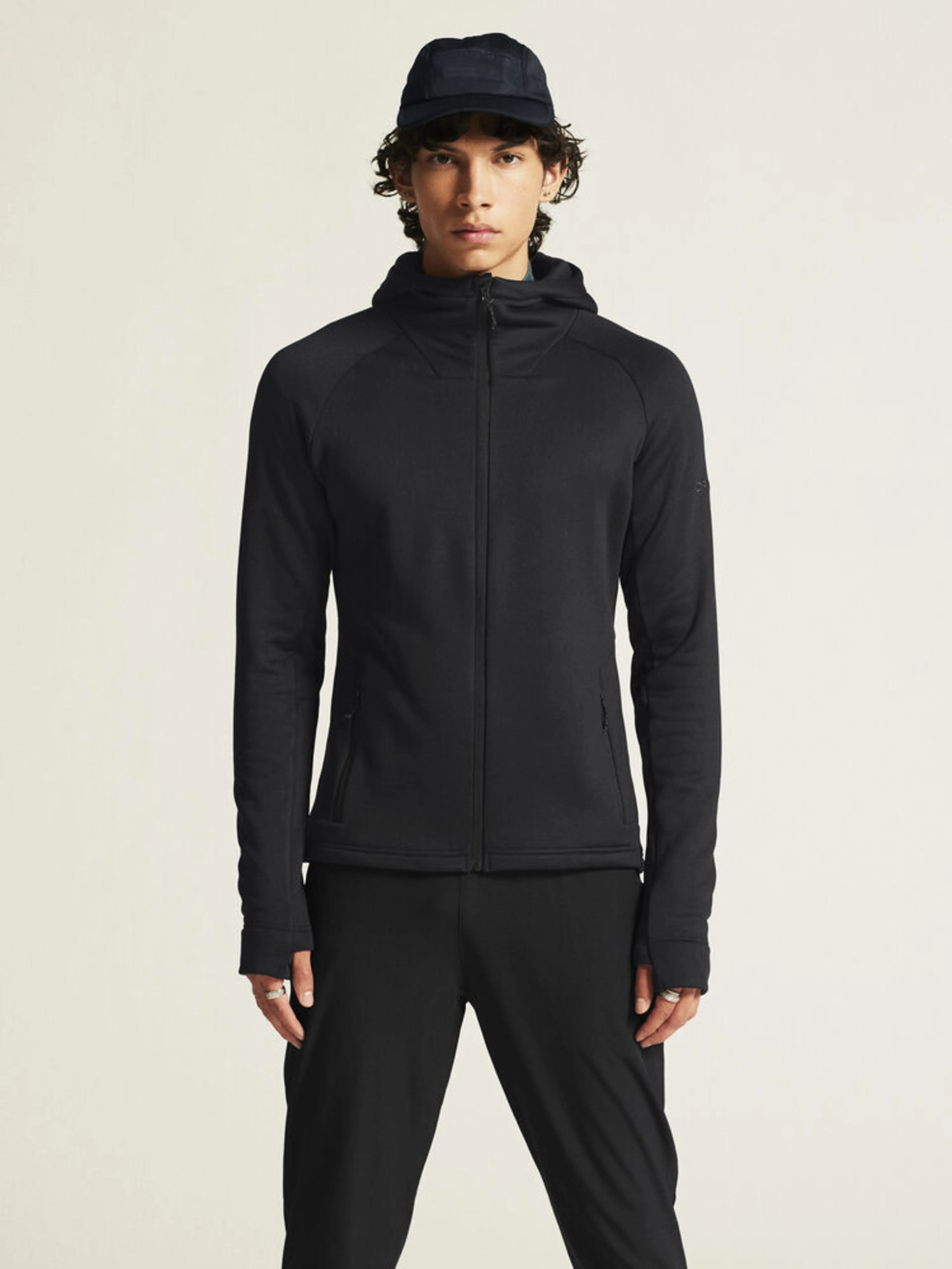 Adv Explore Power Fleece Hood Jkt M