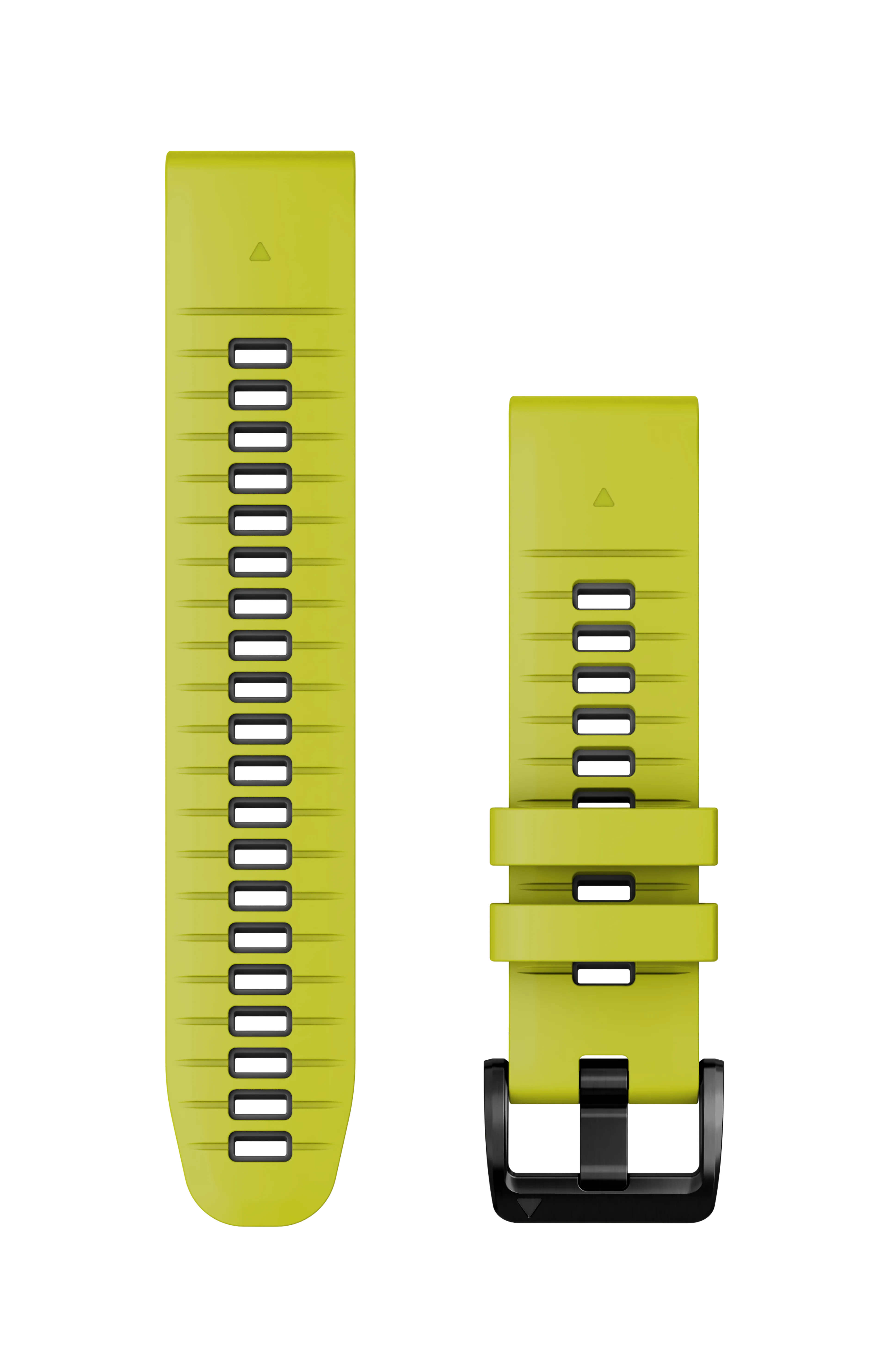 QuickFit 22 mm Electric Lime/Graphite silicone band