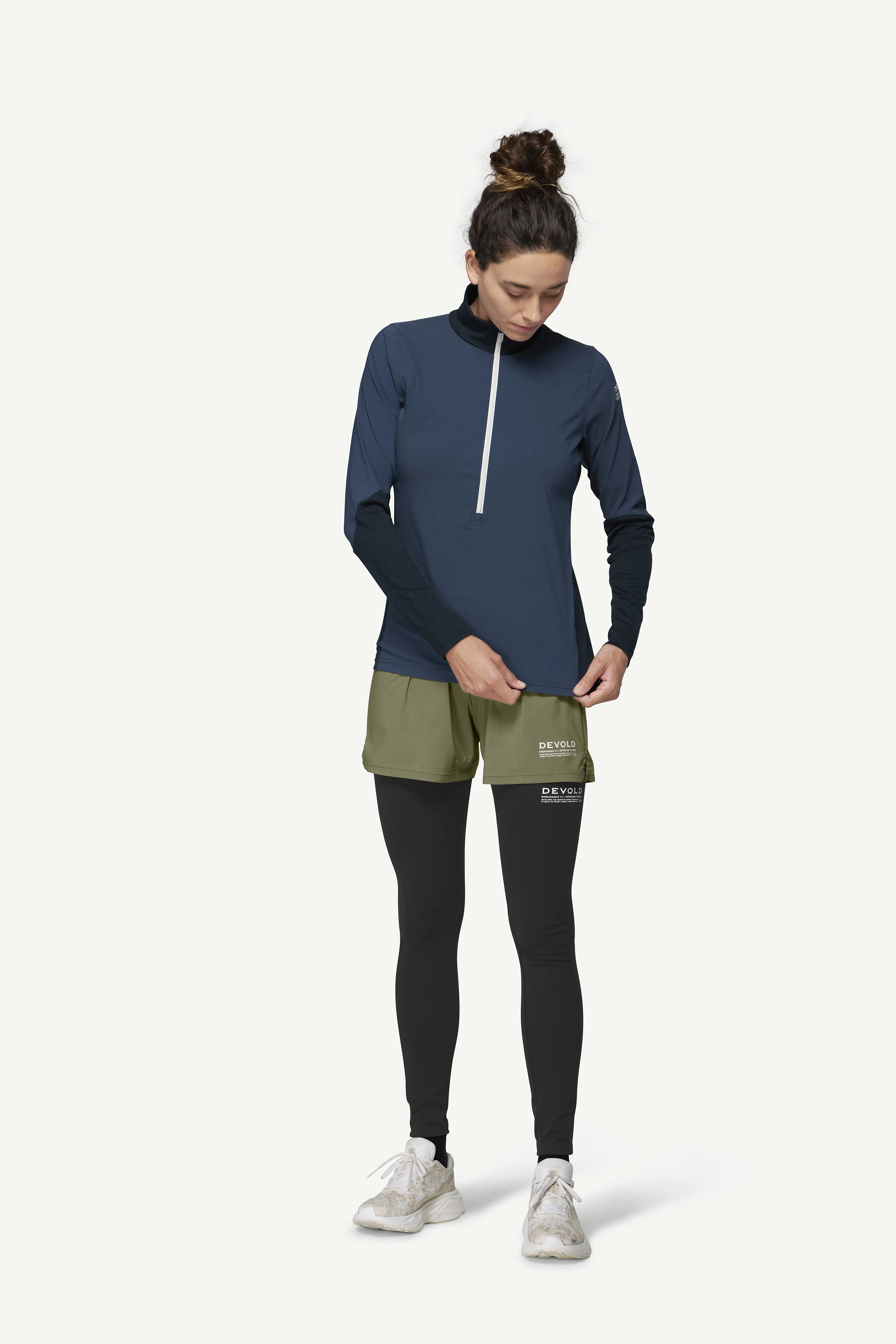 ENDURANCE MERINO COVER ZIP WMN