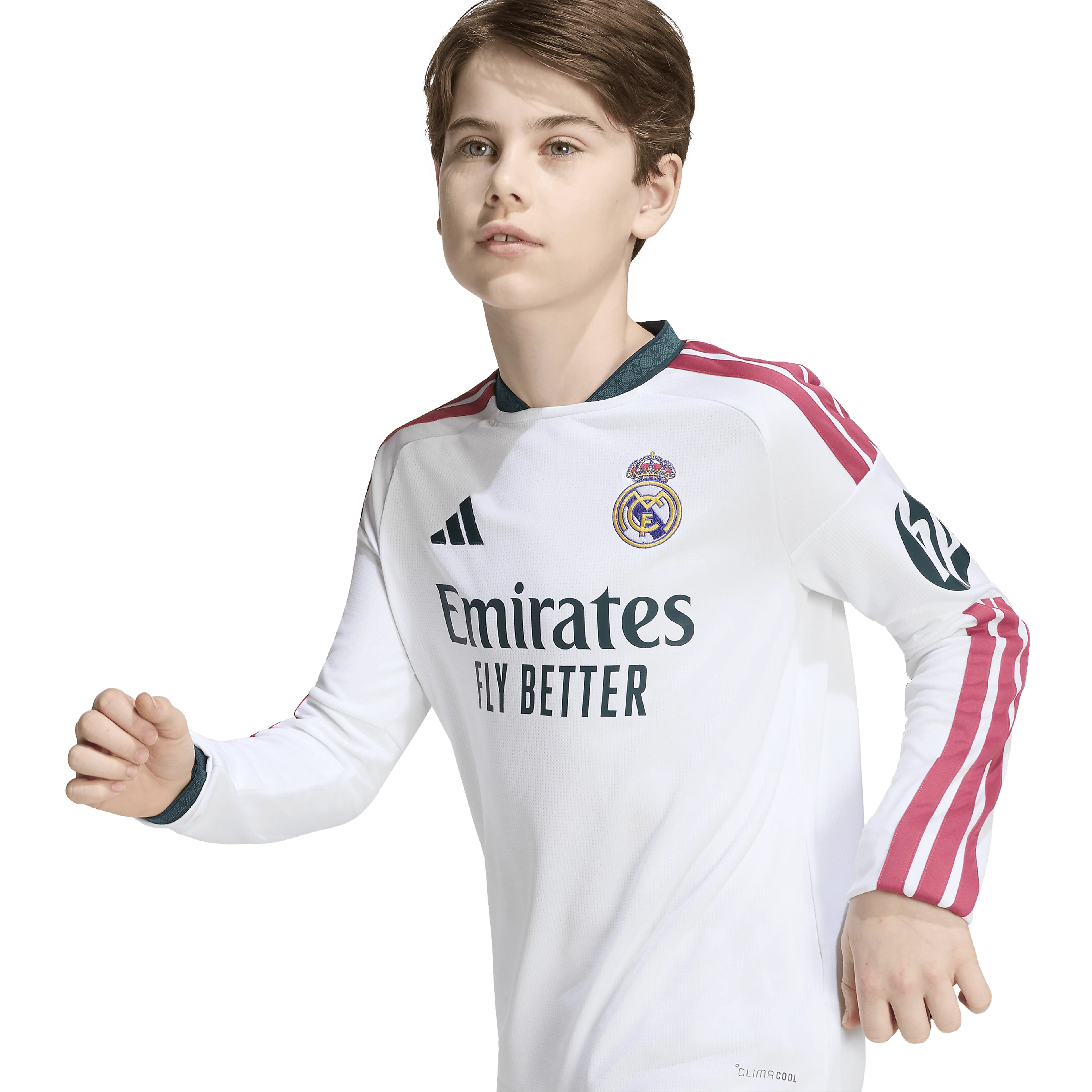 Real Madrid 26/27 Hjemmedrakt Langermet Barn