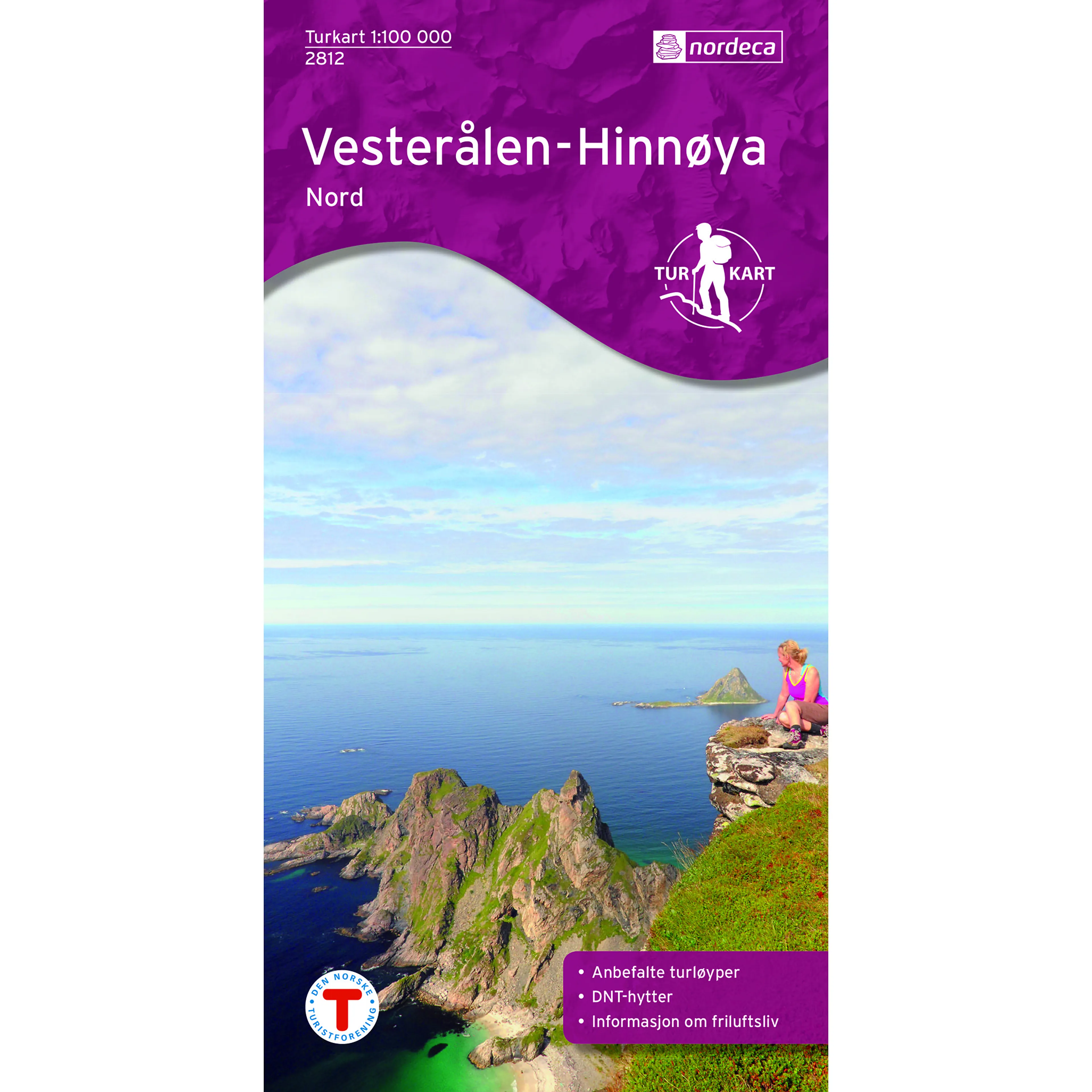 VESTERÅLEN HINNØYA NORD 1:100 000