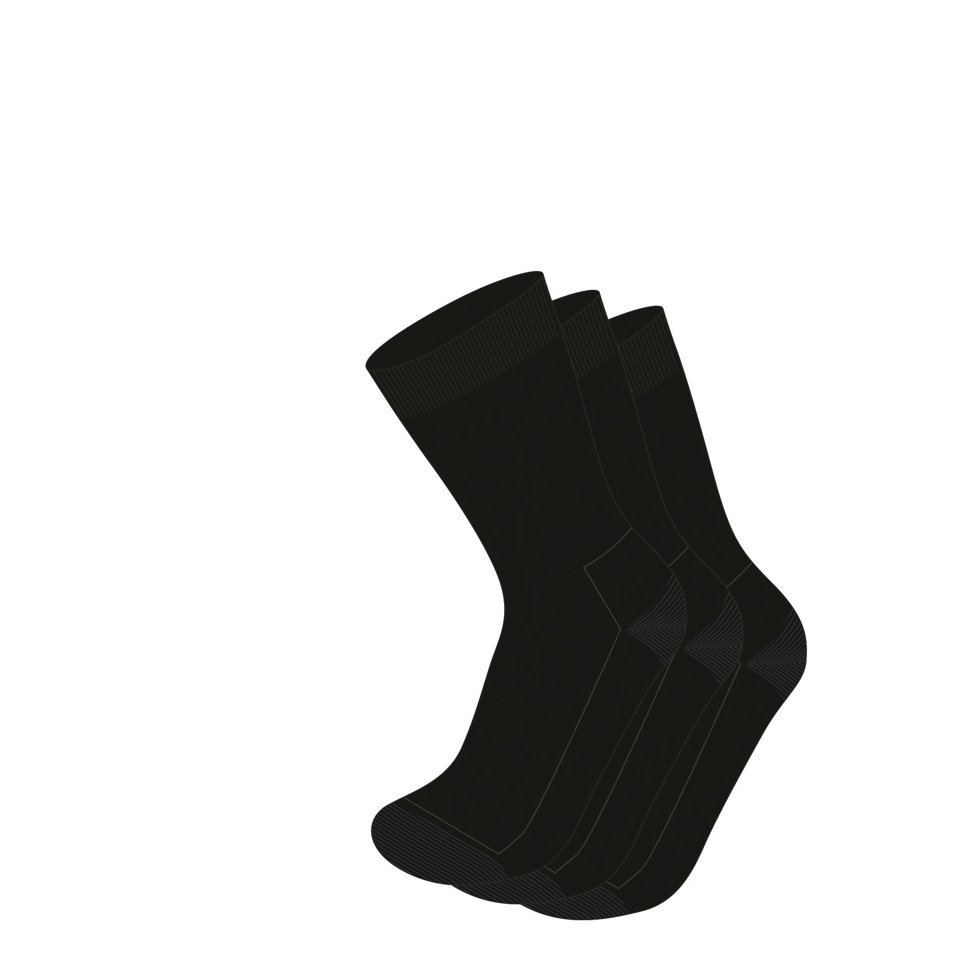 DAILY MERINO MEDIUM SOCK 3PK DAILY MERINO MEDIUM SOCK 3PK