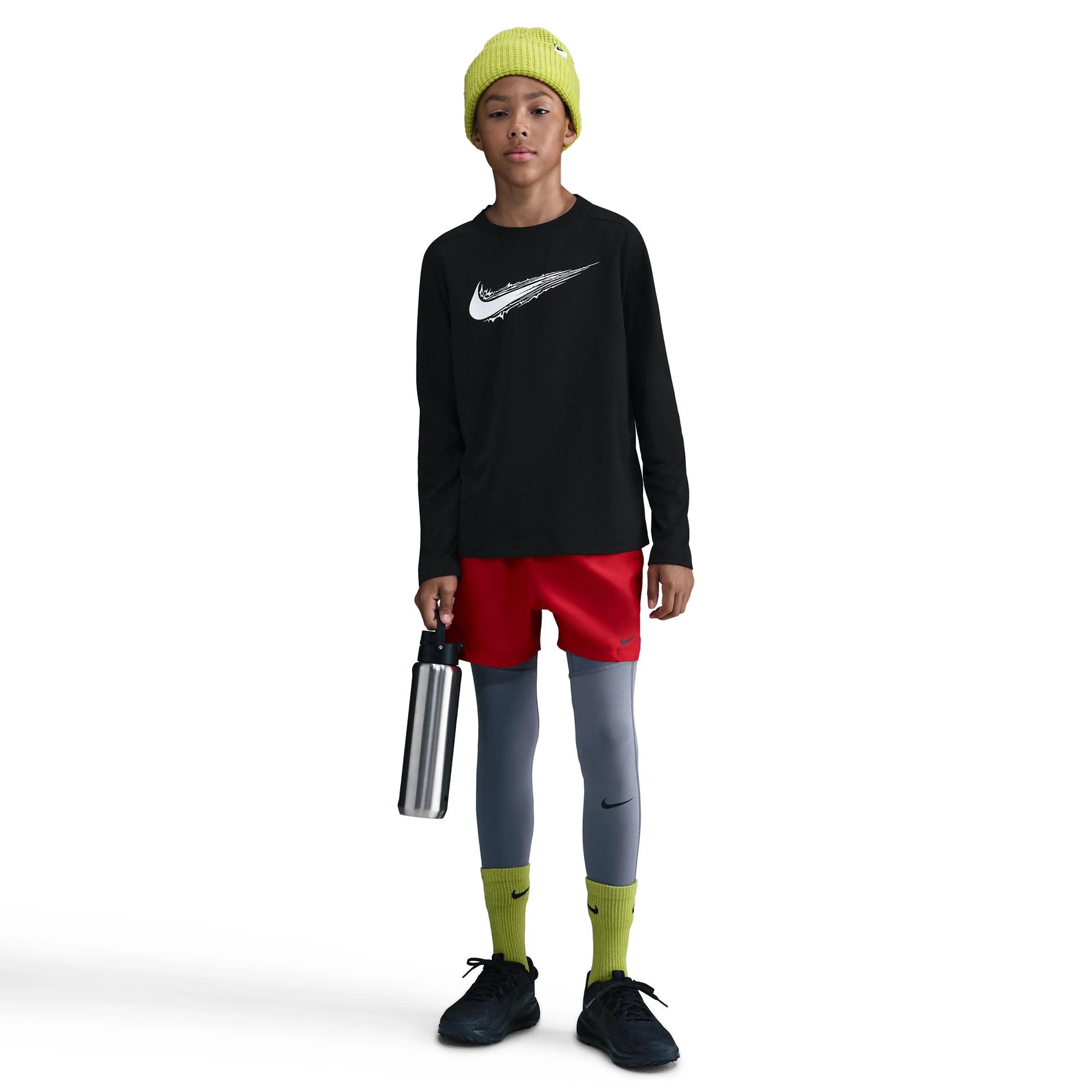 Multi Big Kids' (Boys') Dri-FIT Long-Sleeve Top Multi Big Kids' (Boys') Dri-FIT Long-Sleeve Top