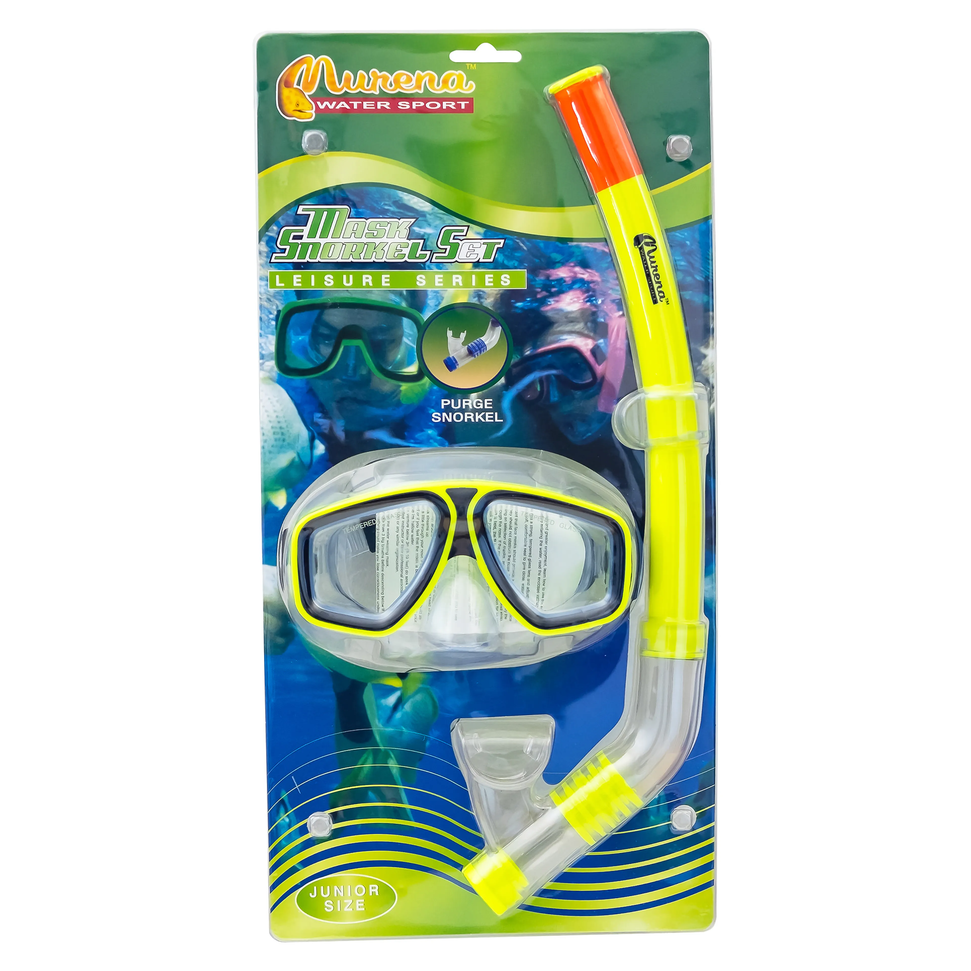 Maske Snorkel Sett Fritid Junior