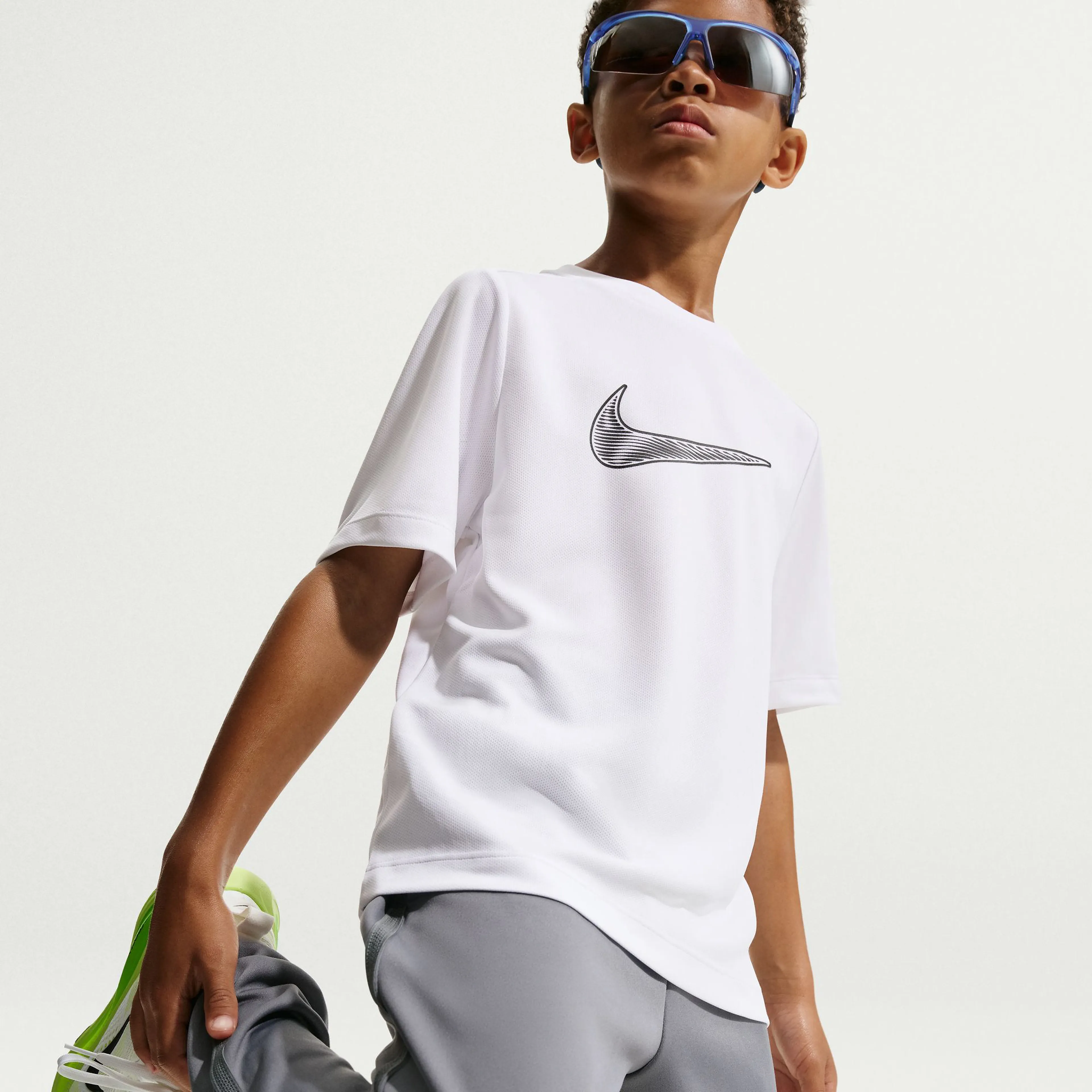 Multi Big Kids' (Boys') Dri-FIT Short-Sleeve Training Top