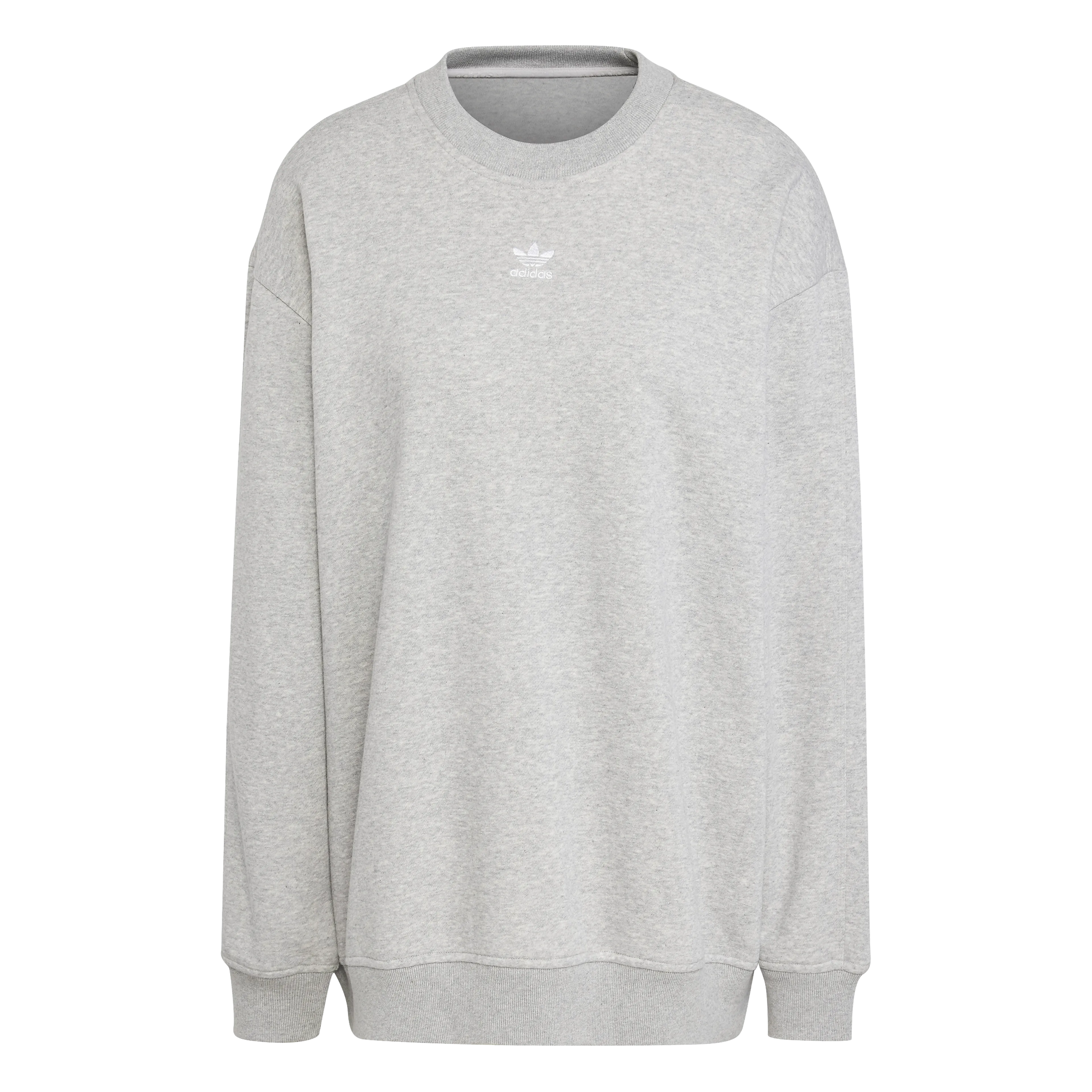 Essentials Fleece Long Oversized Crew Sweatshirt Dame