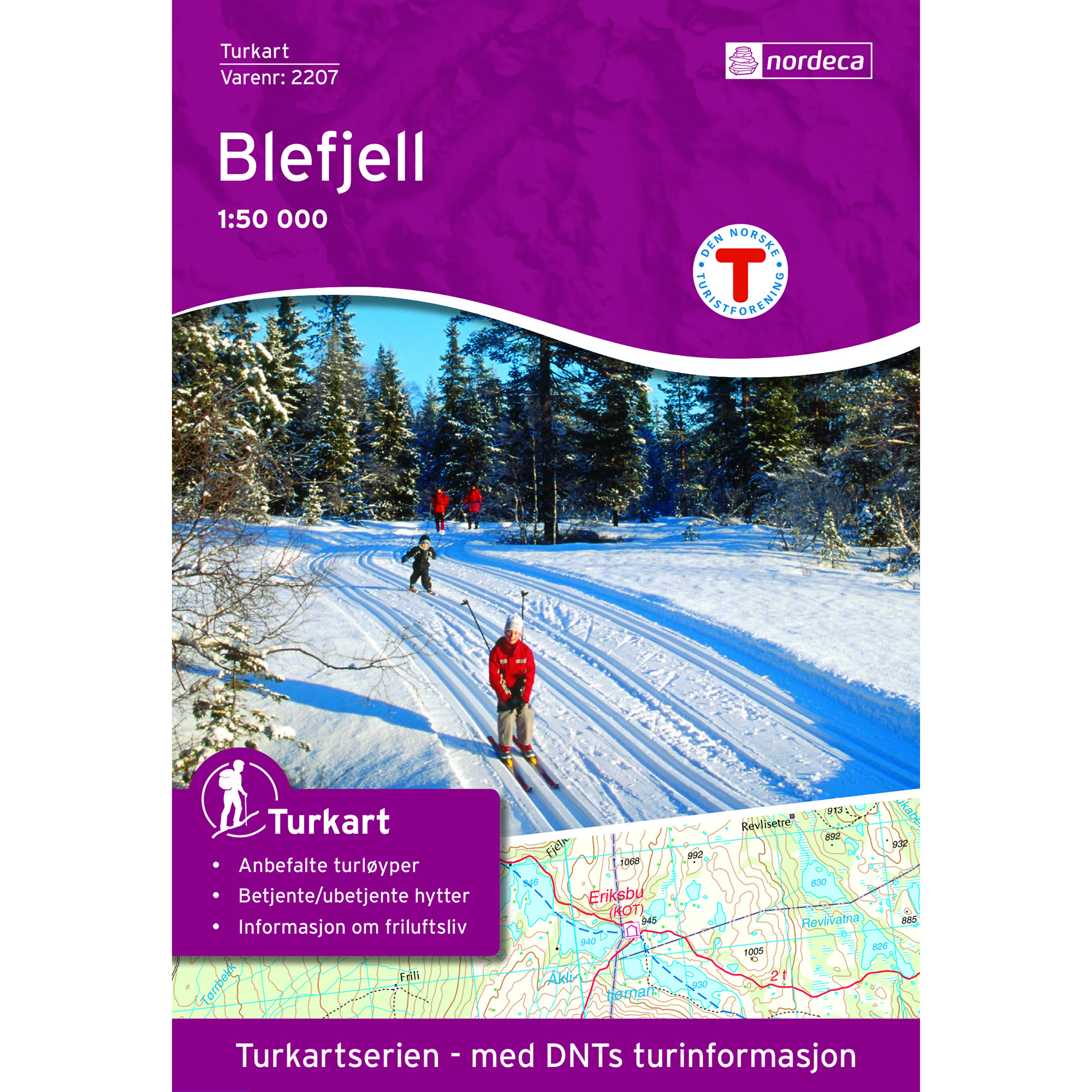 BLEFJELL 1:50 000 BLEFJELL 1:50 000
