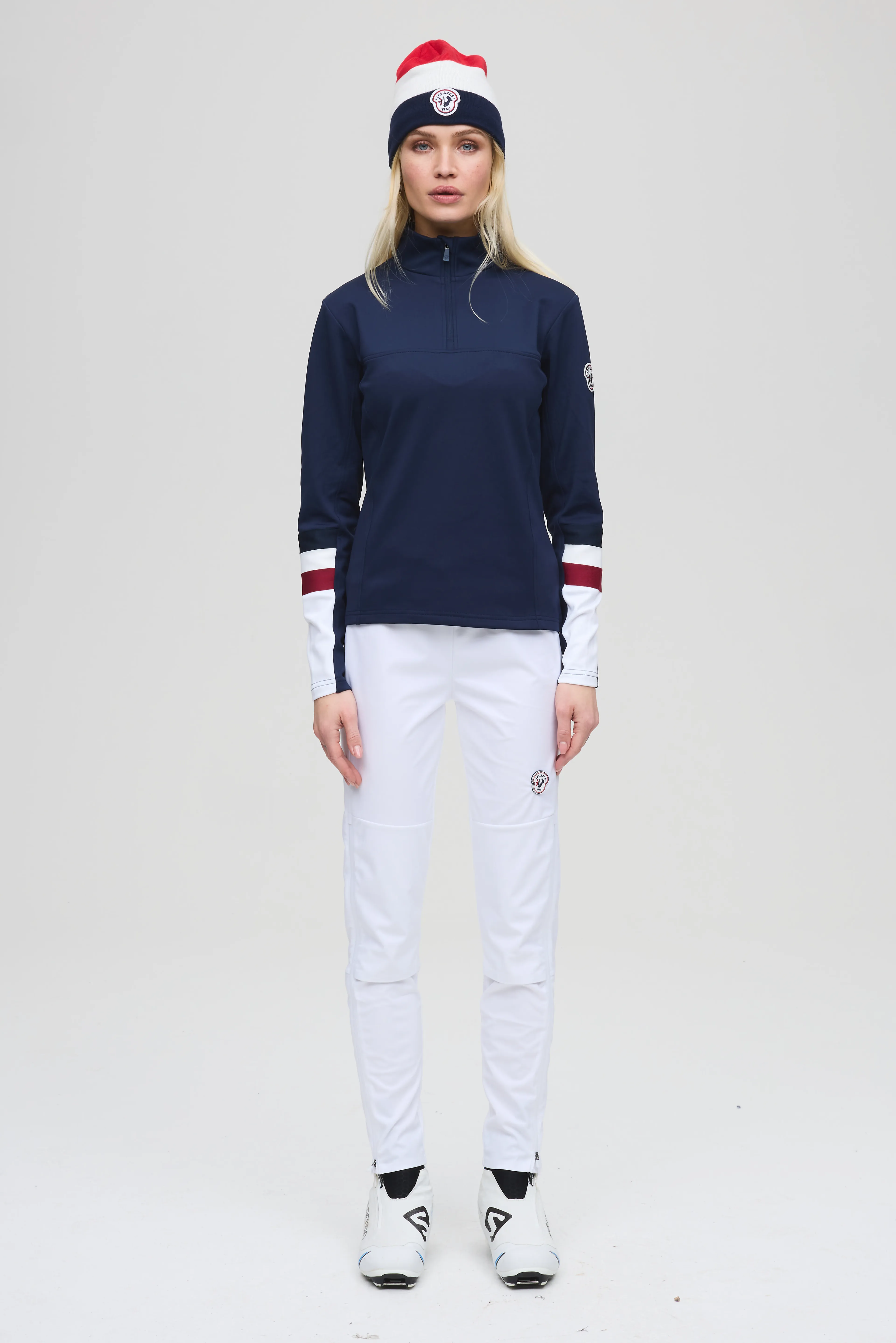Caroline zip neck