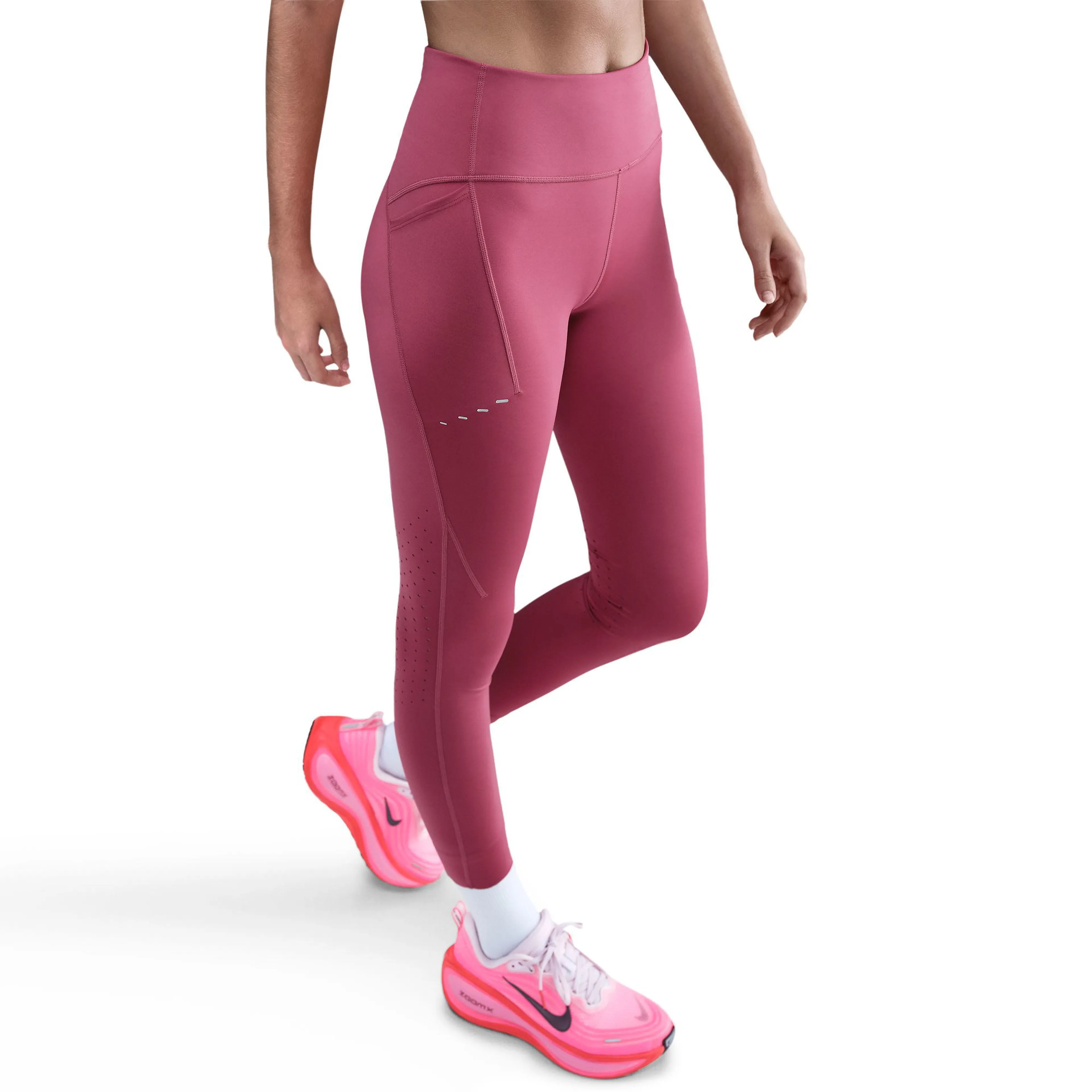 Swift Women's High-Waisted 7/8 Running Leggings with Pockets