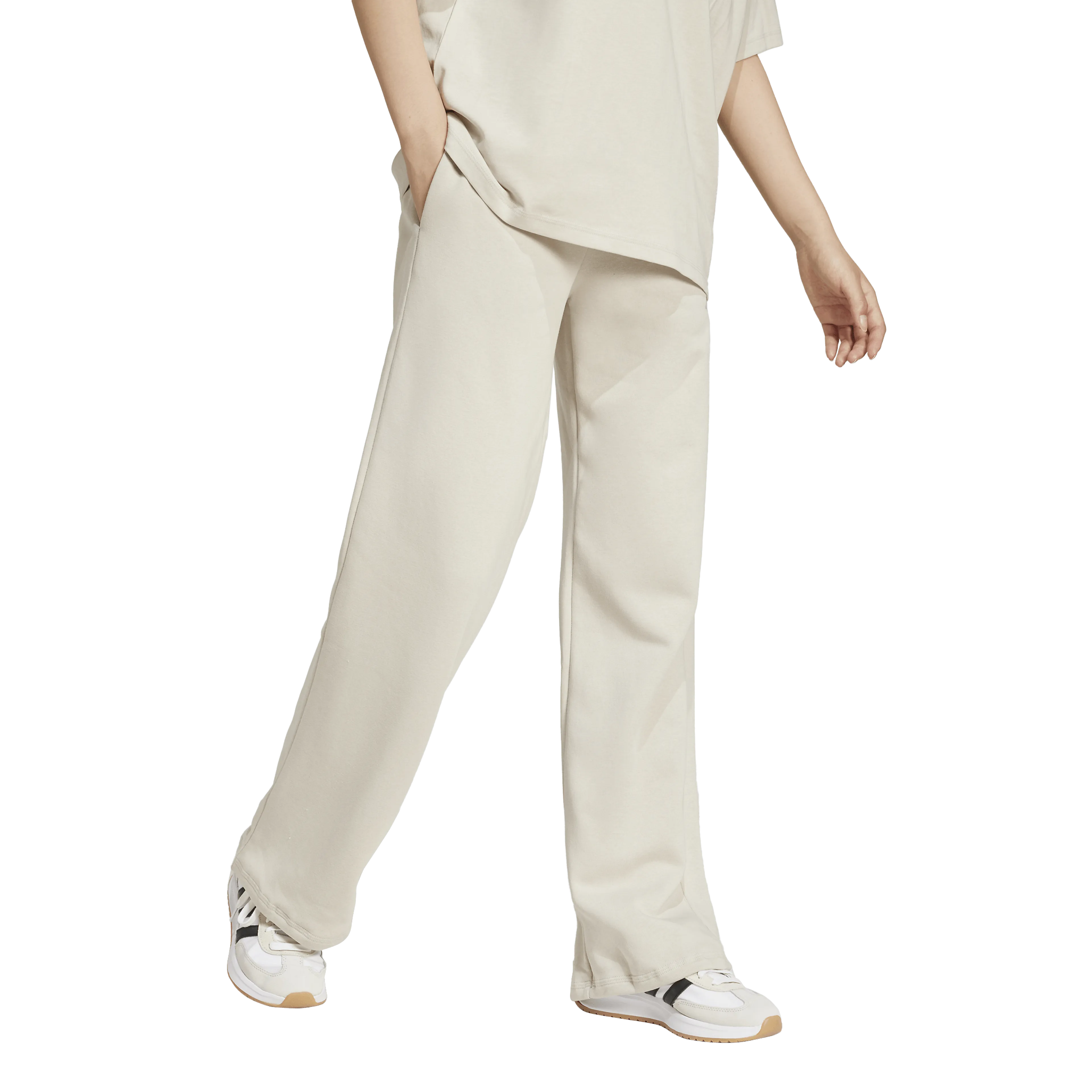 Essentials Small Logo Feel Cozy Open-Hem Joggebukse Dame