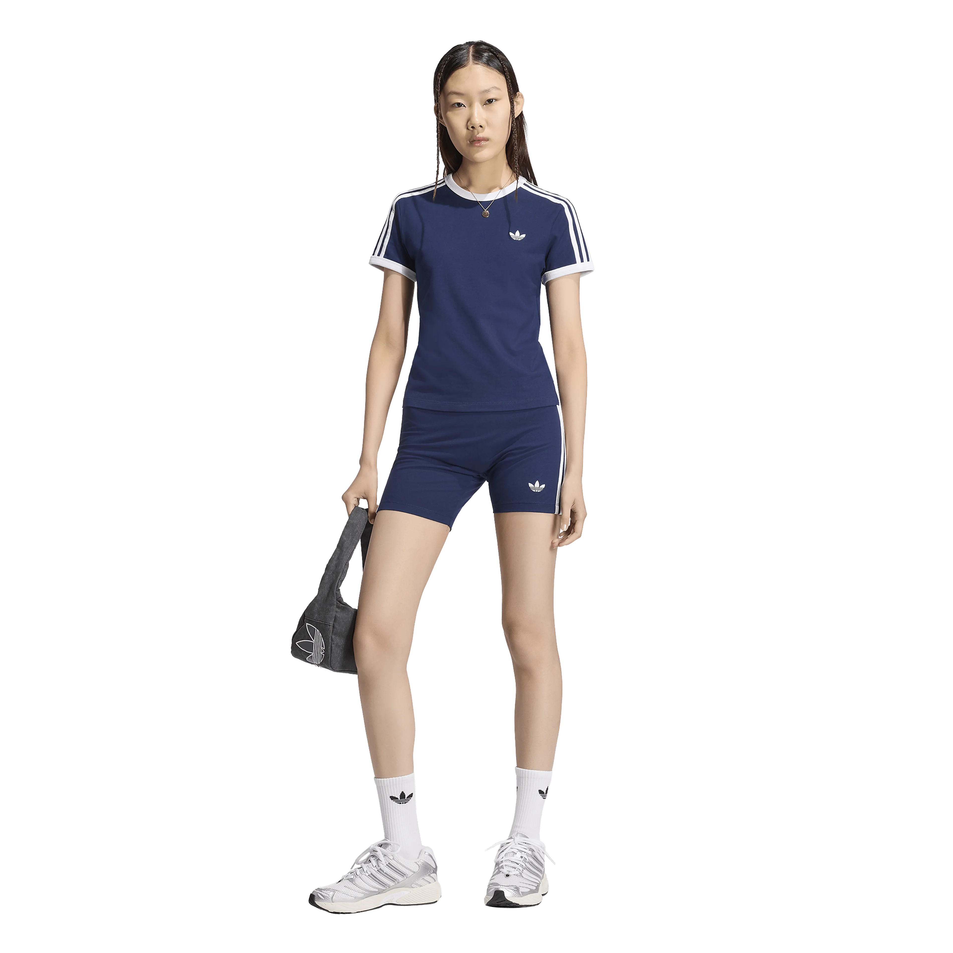3 STRIPES SLIM T-Shirt Dame