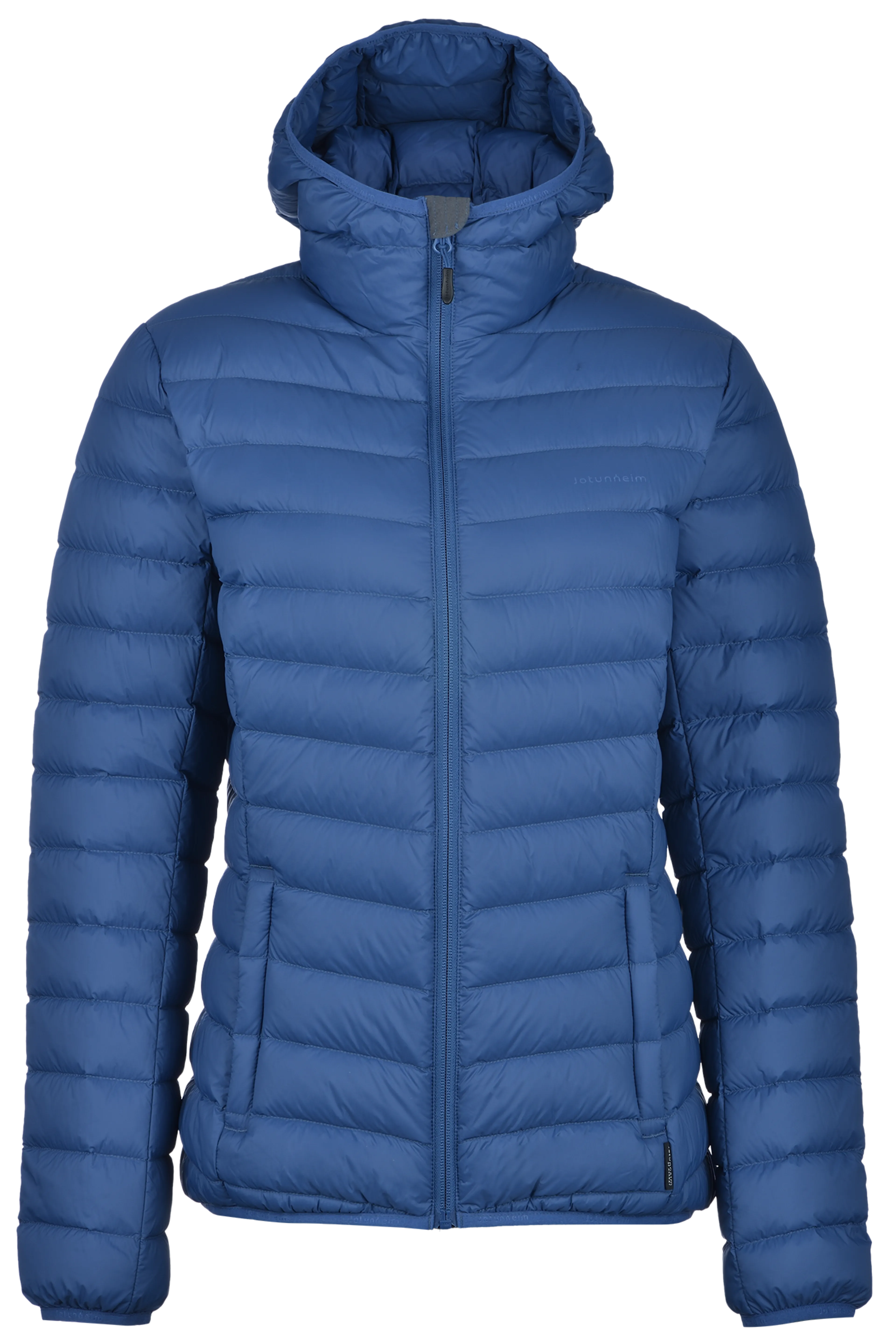 Blåhø dunjakke dame