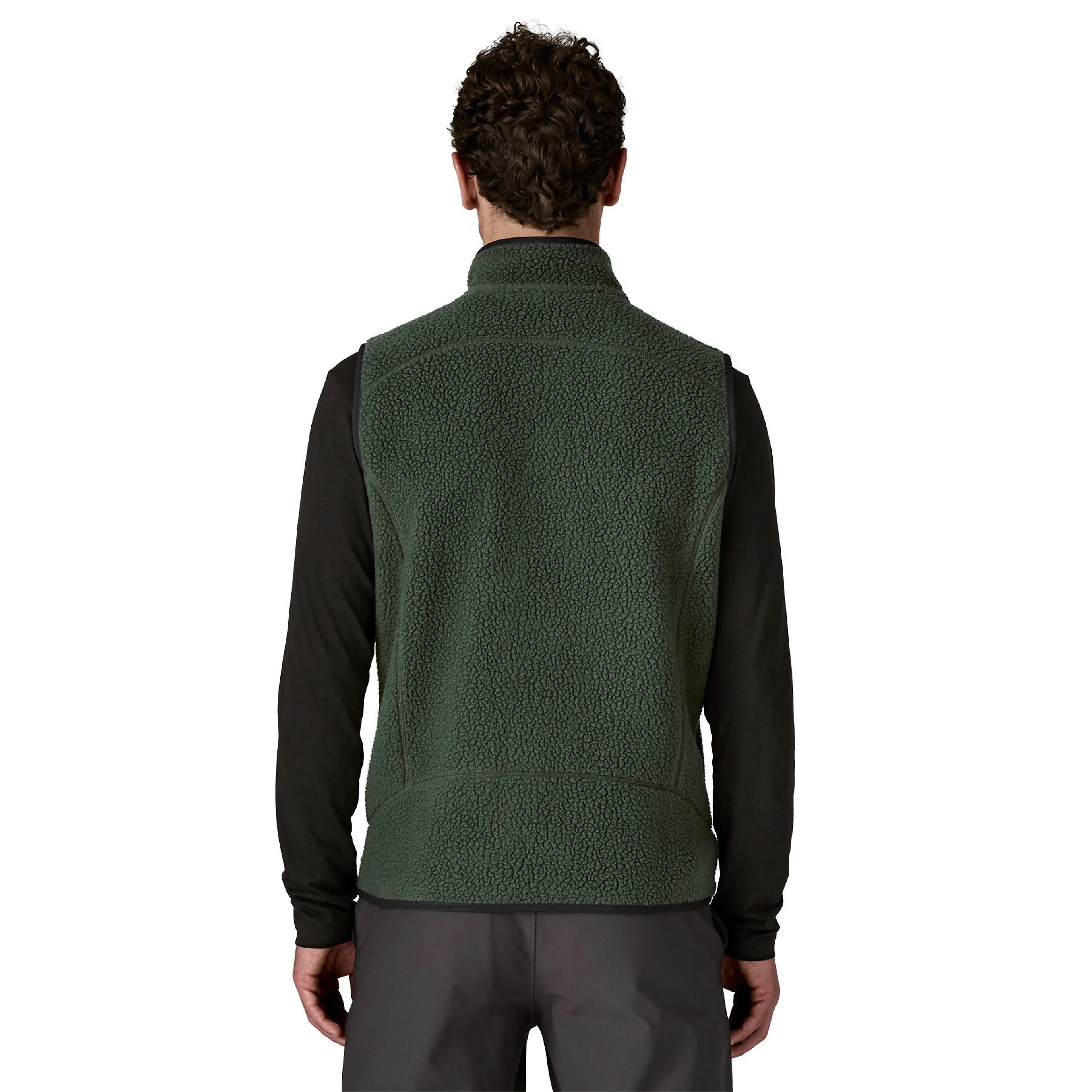Retro Fleece Vest Herre