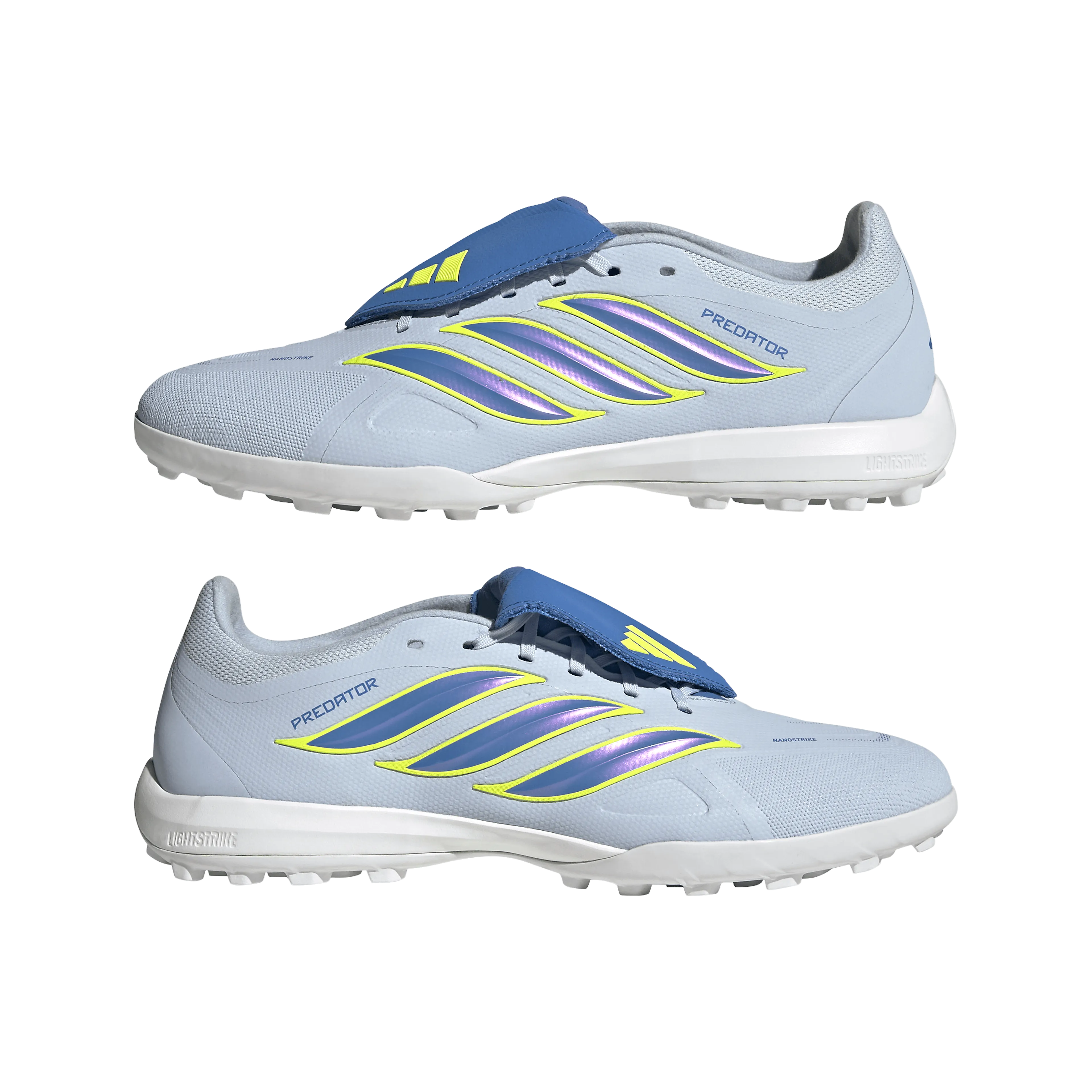 PREDATOR LEAGUE Fold-Over Tongue Turf Fotballsko Grus/Kunstgress 