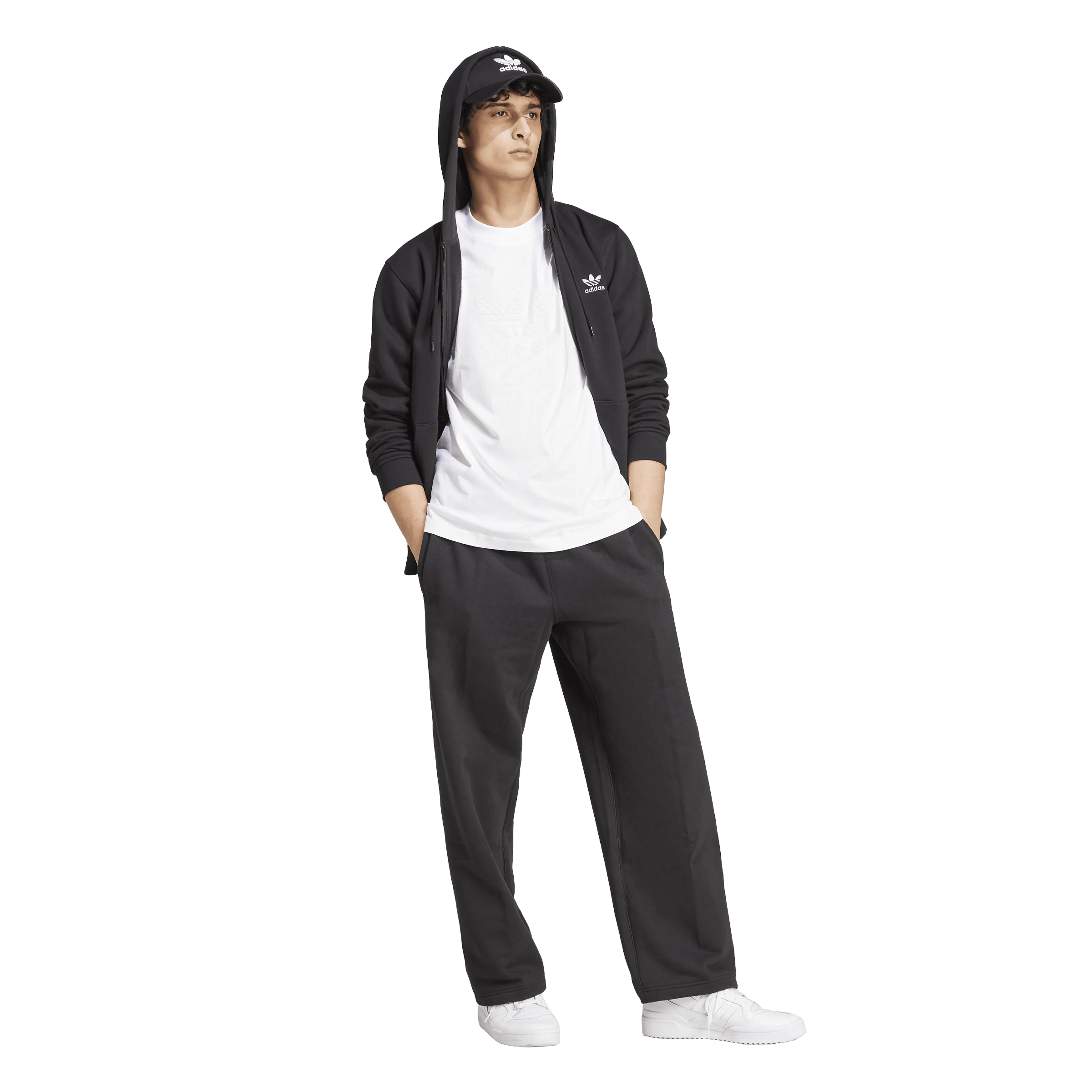 Trefoil Essentials Full-Zip Hoodie