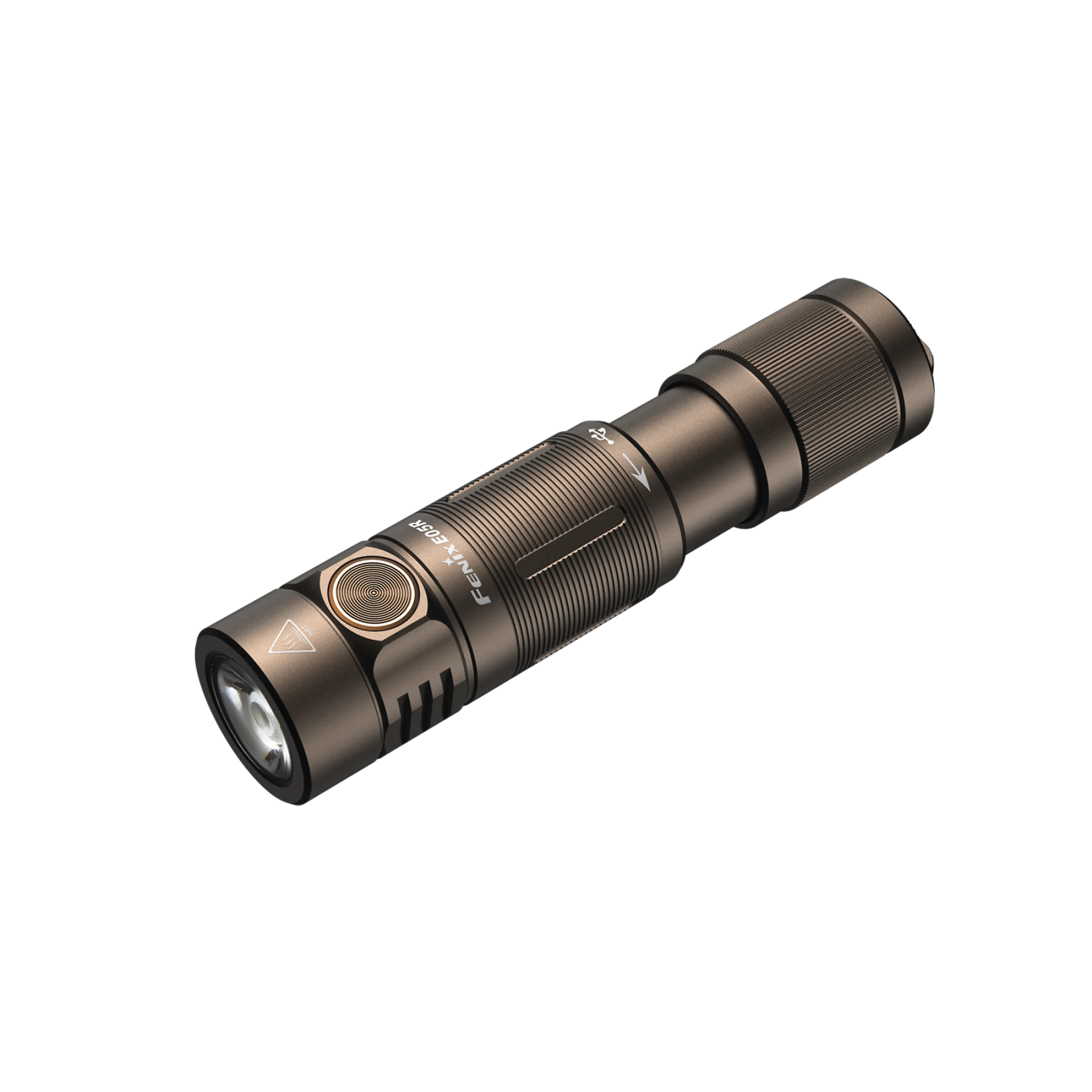 FENIX E05R LED LYKT 400 LUMEN DESERT BROWN