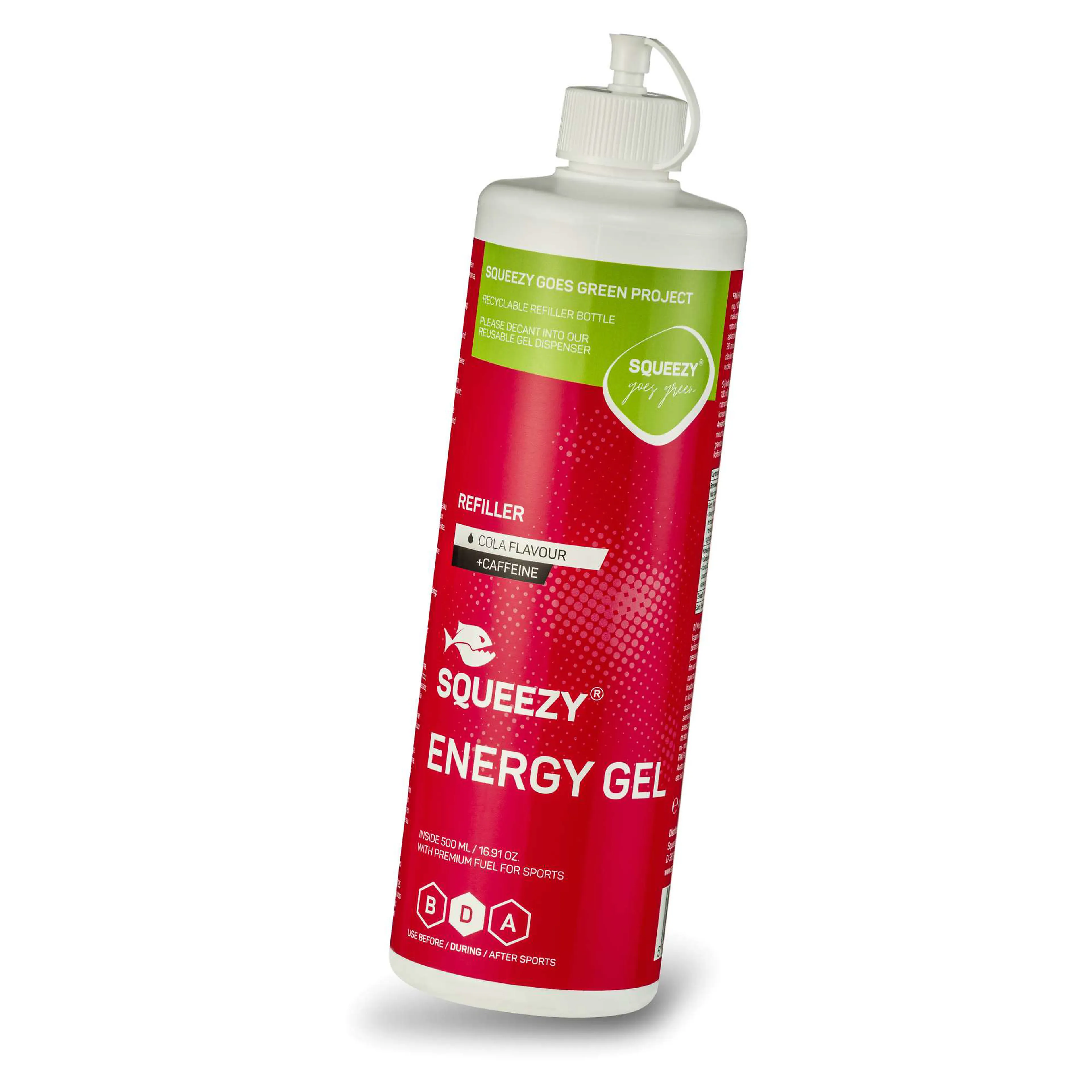 Super Energy Gel Refiller Cola + koffein 500ml Super Energy Gel Refiller Cola + koffein 500ml