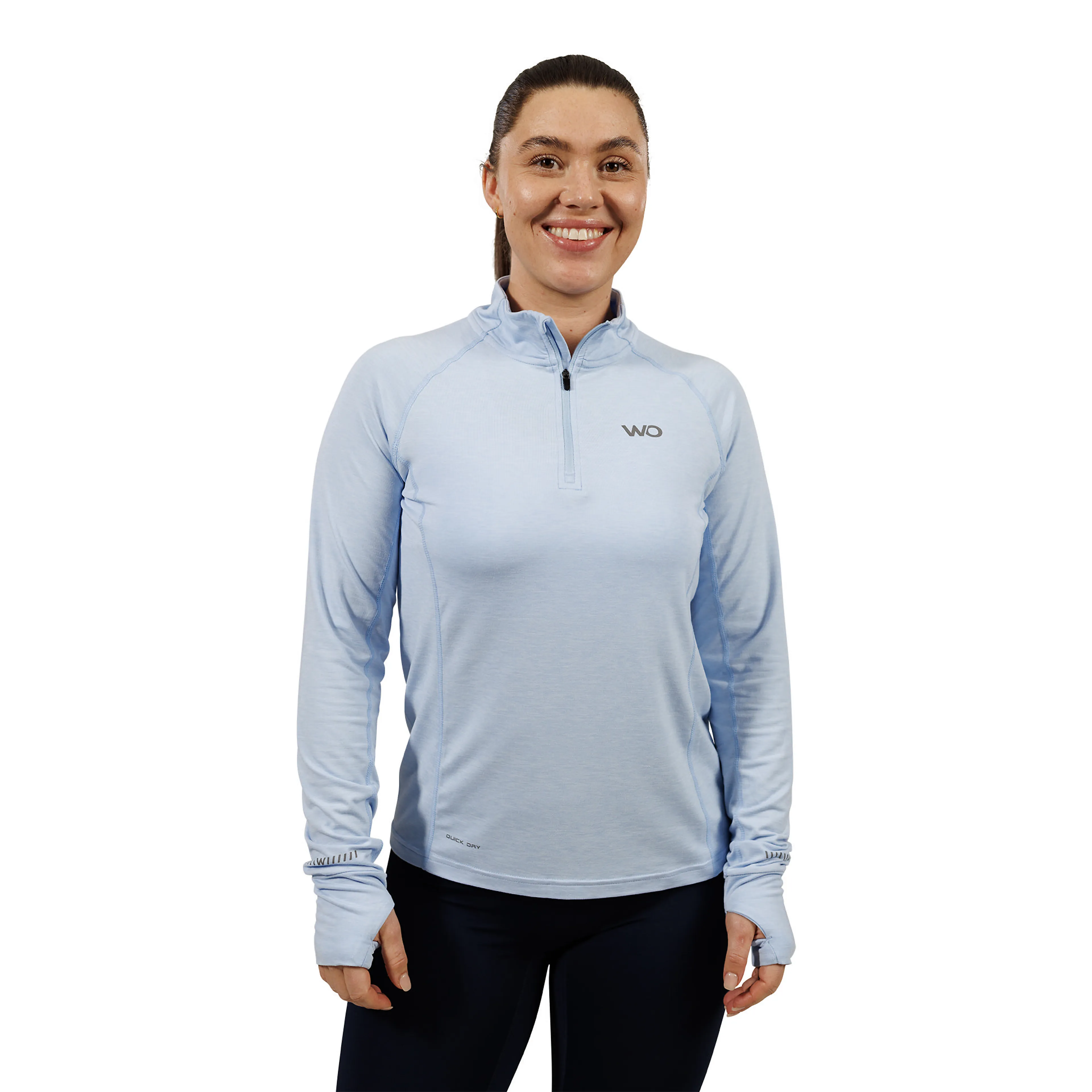 Wolling Melange Performance Midlayer Dame Wolling Melange Performance Midlayer Dame