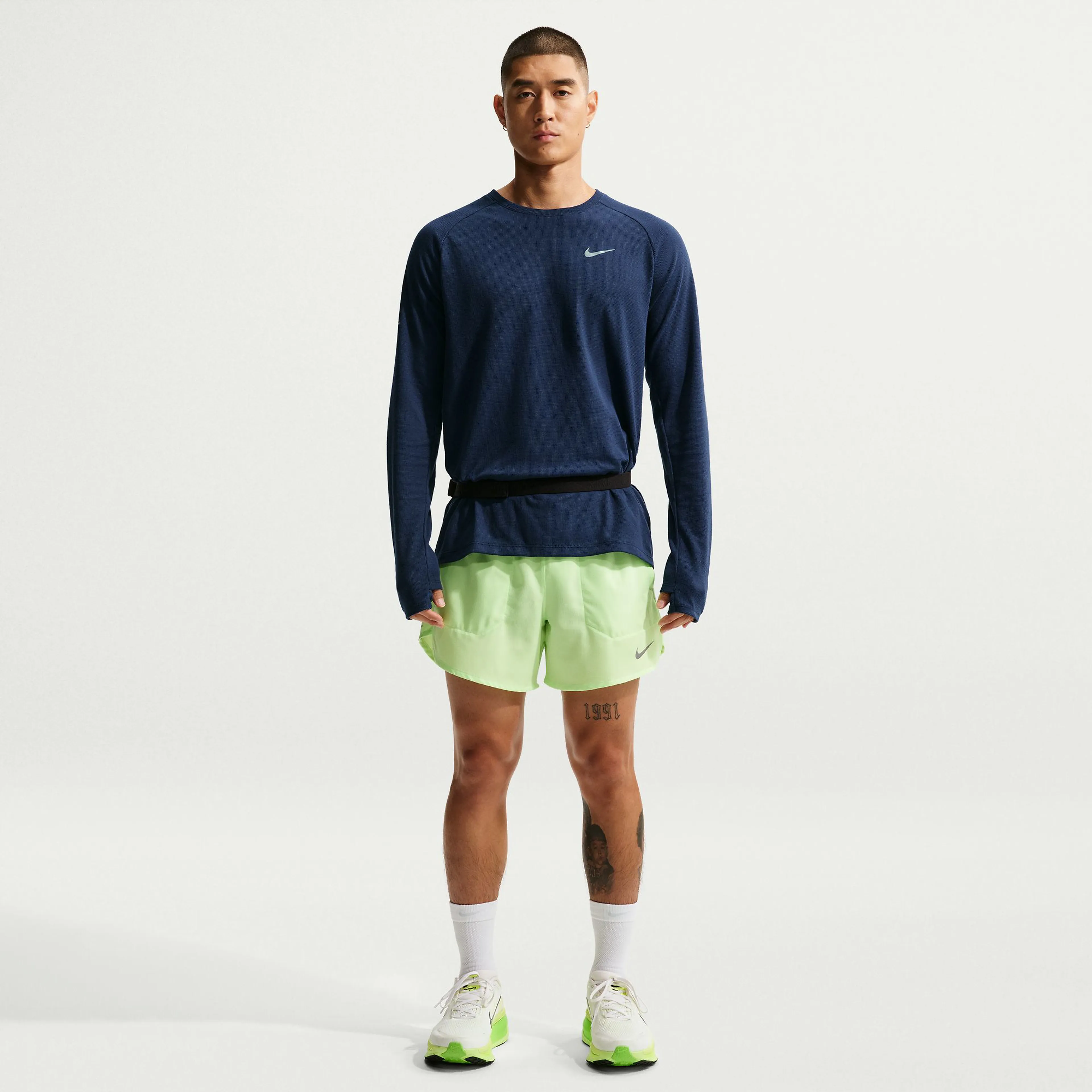 Stride Men's Dri-FIT Running Waffle Crew