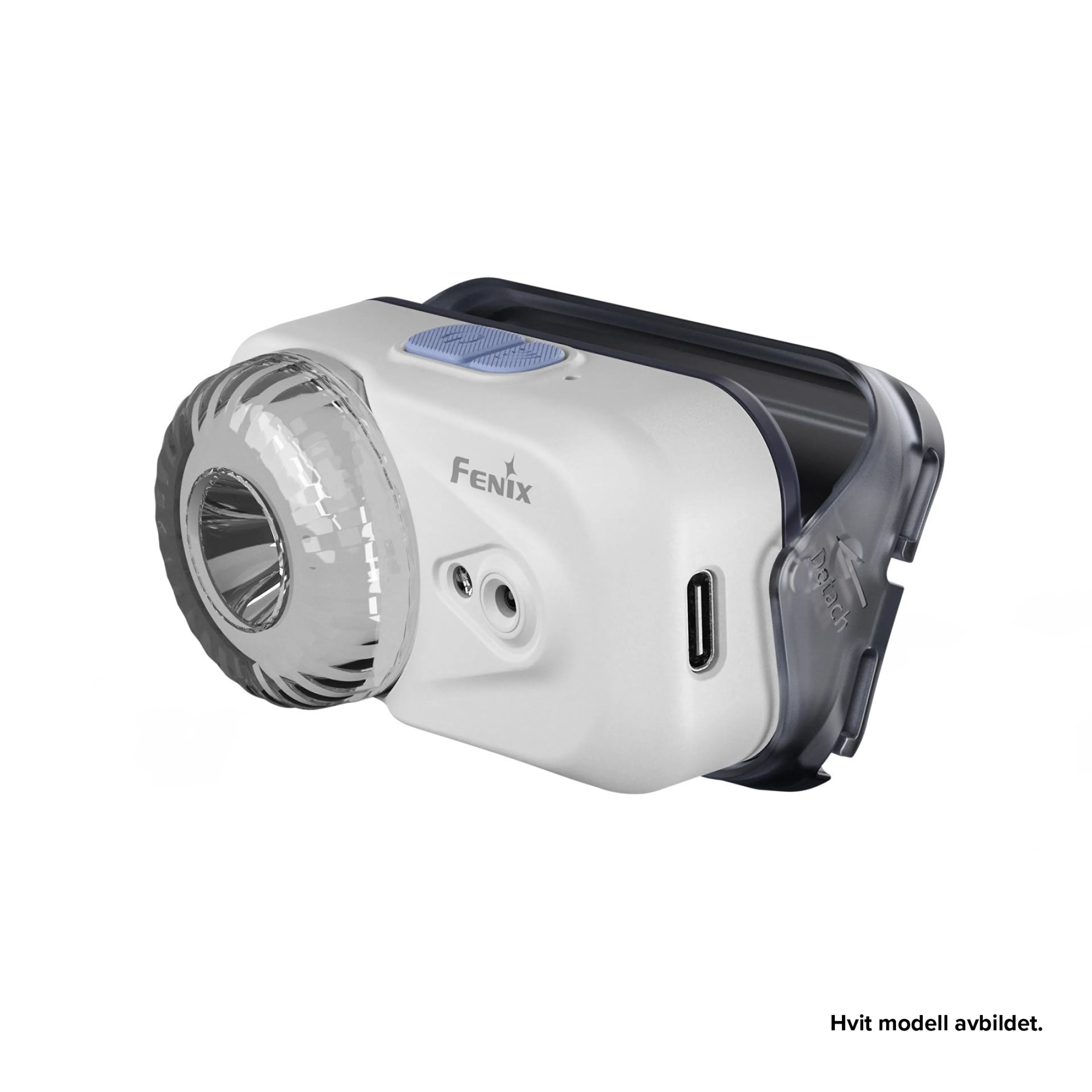 FENIX HL17R HODELYKT SORT 500LM HVIT/RØD/RGB LYS