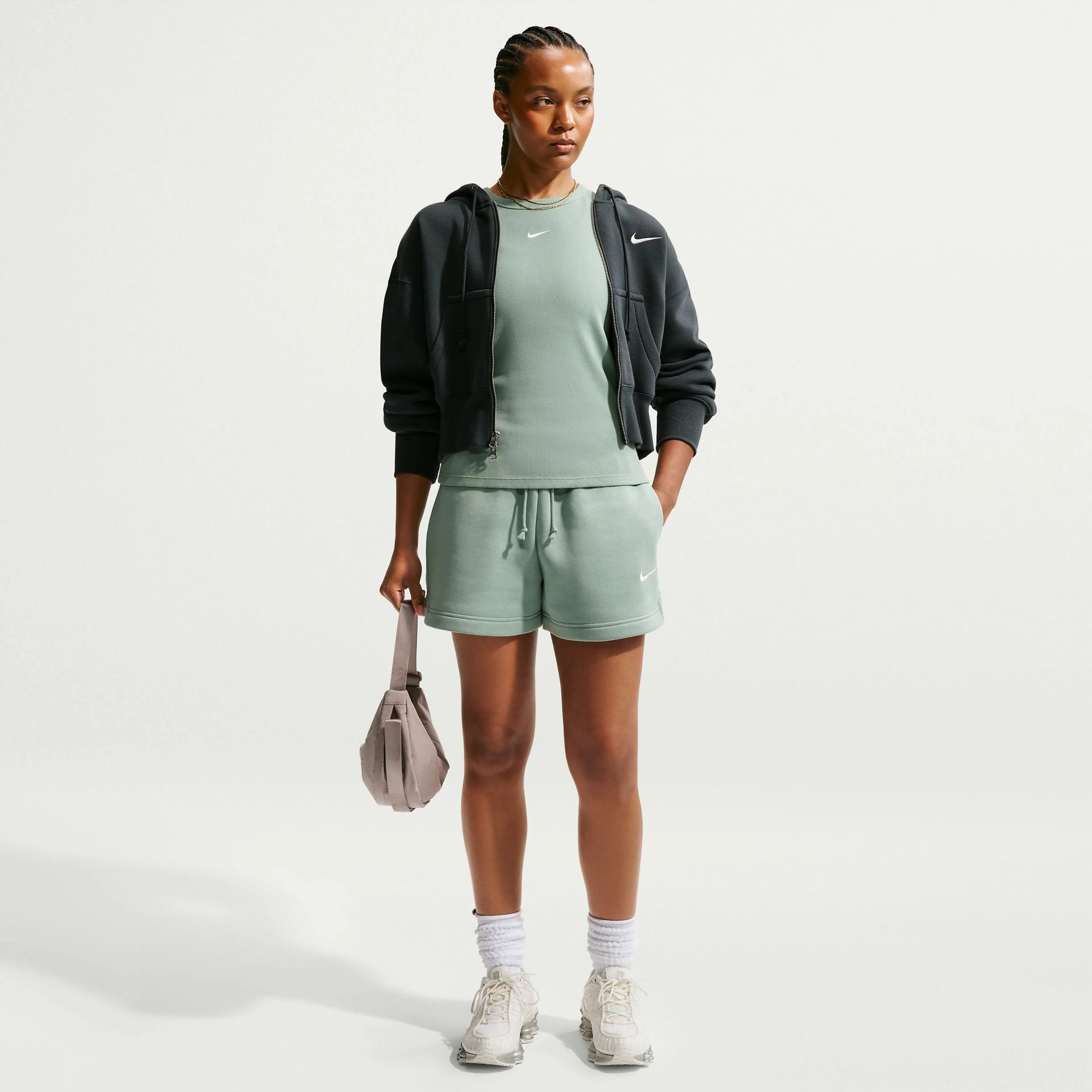 Sportswear Phoenix Fleece Women's Mid-Rise 4" Shorts