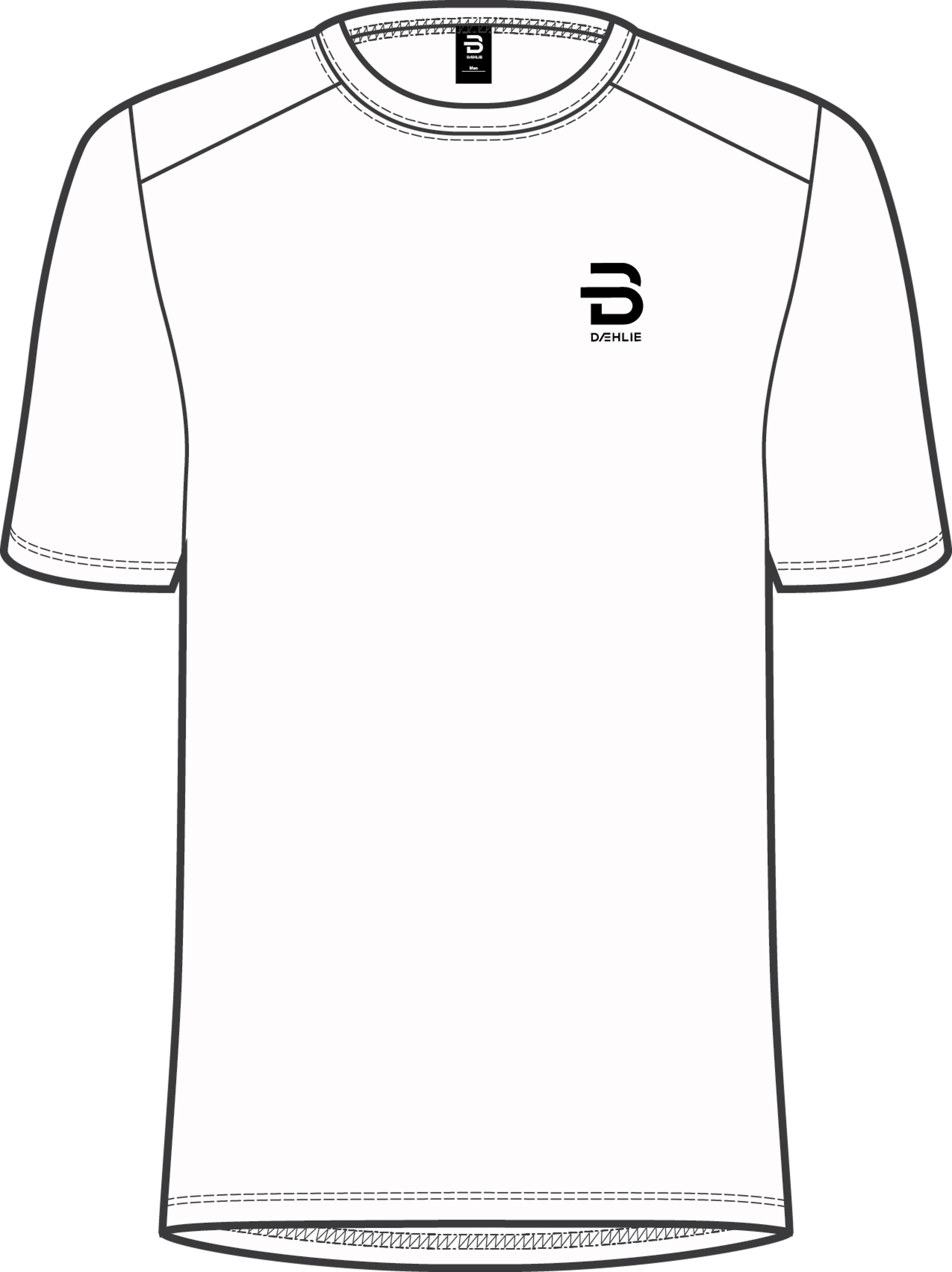 Run trenings-t-skjorte herre