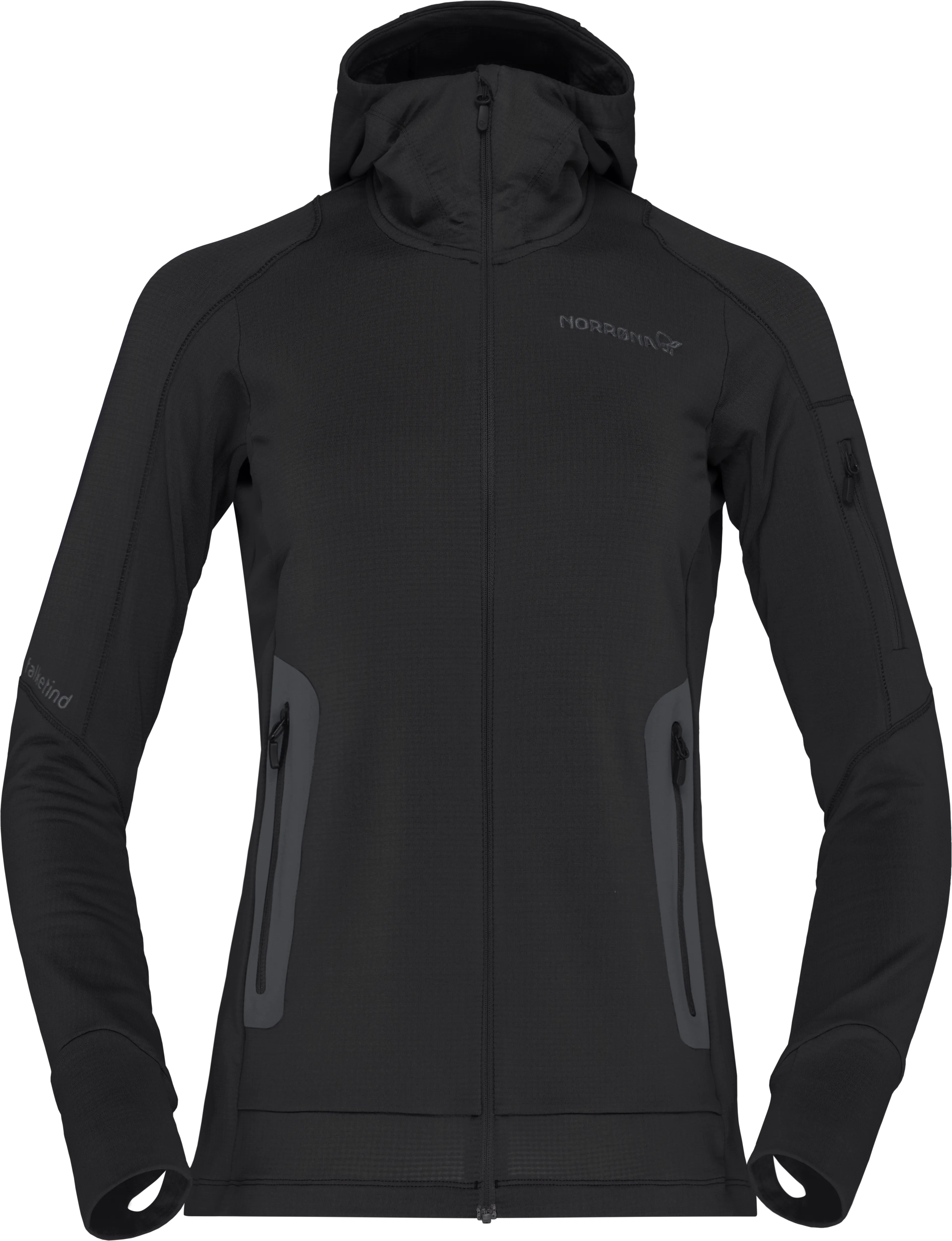 falketind Power Grid Zip Hood W's