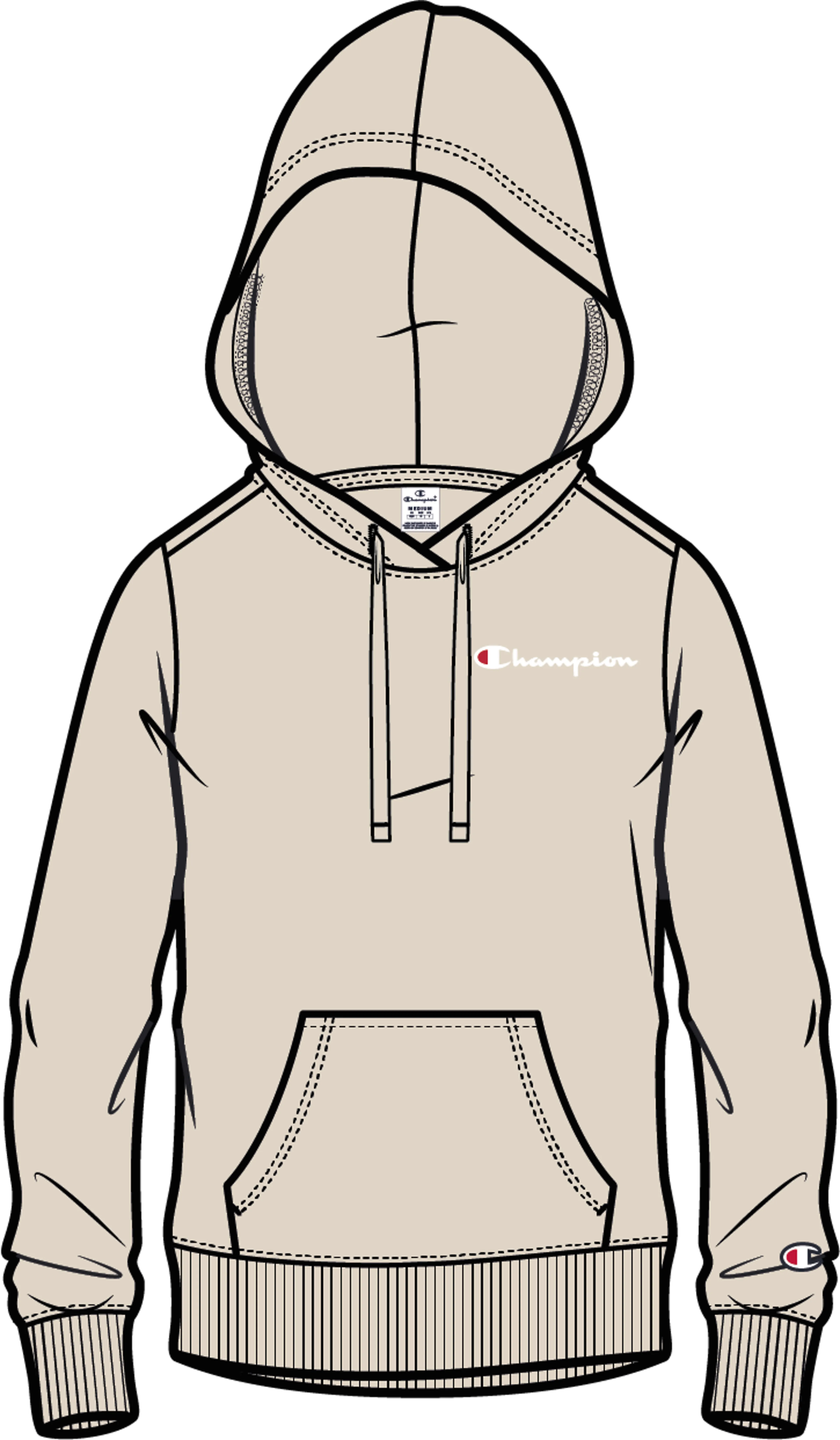 Icons Hooded Sweatshirt Small Logo