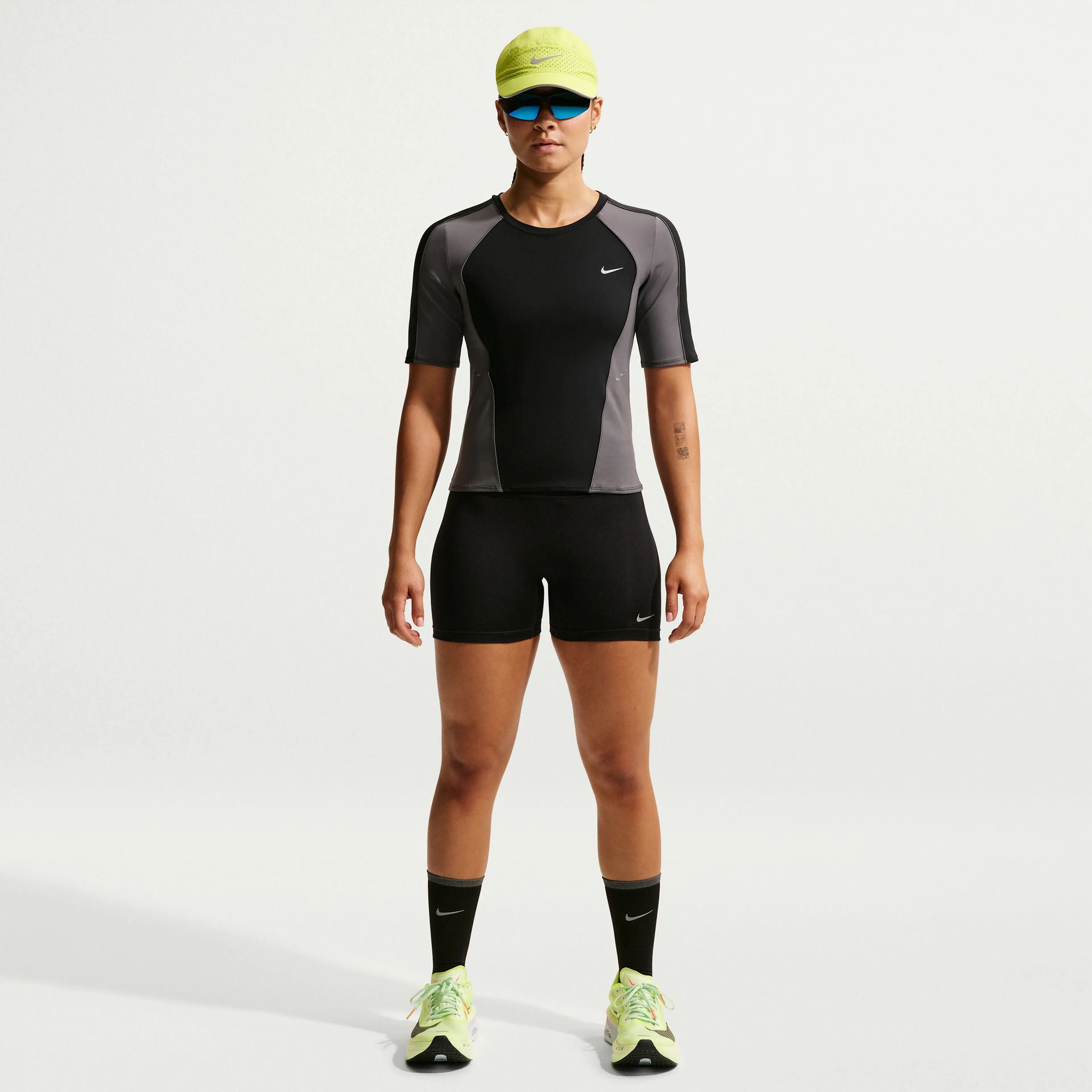 Tempo Women's High-Waisted 4" Tight Running Shorts