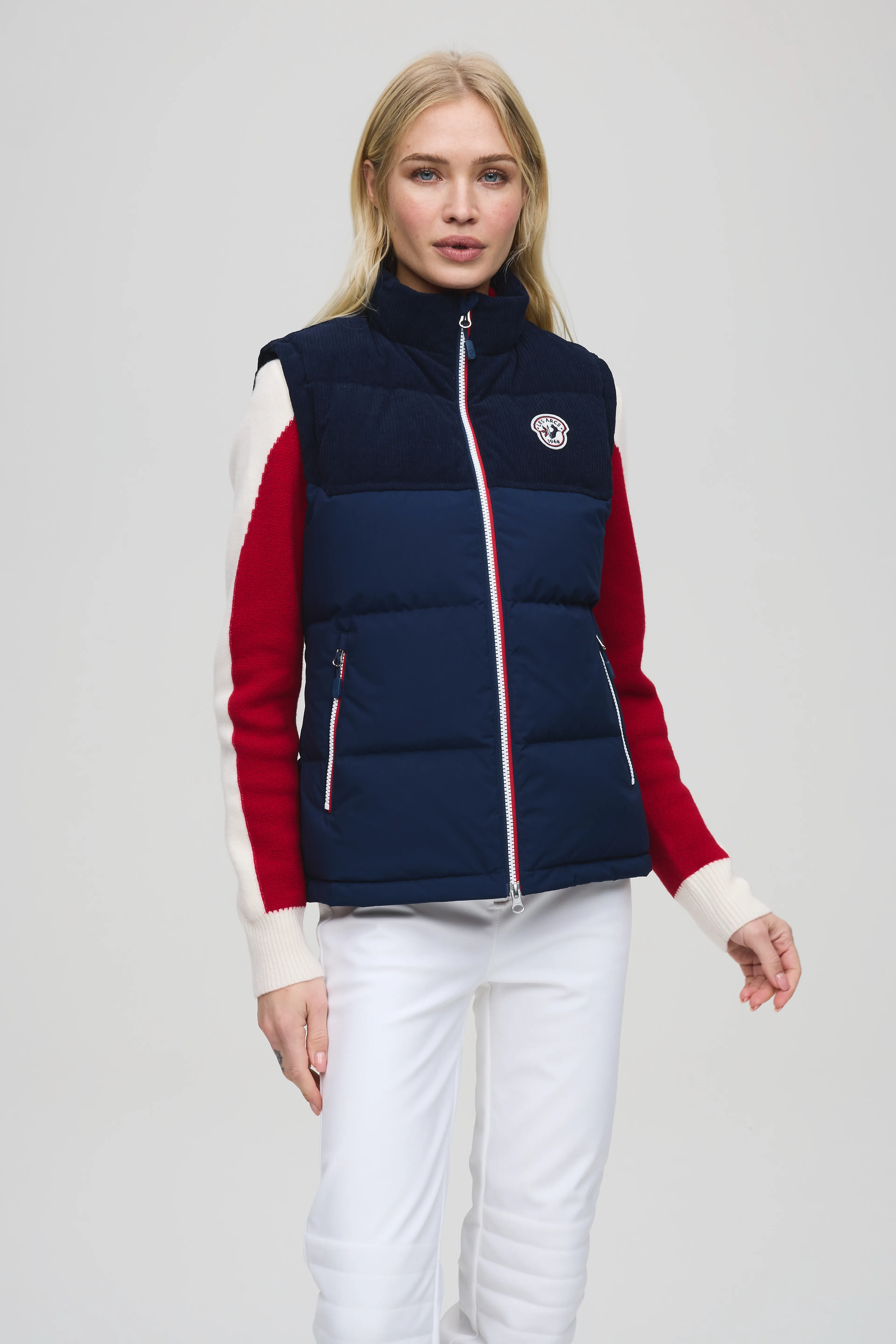 Adele cord vest W