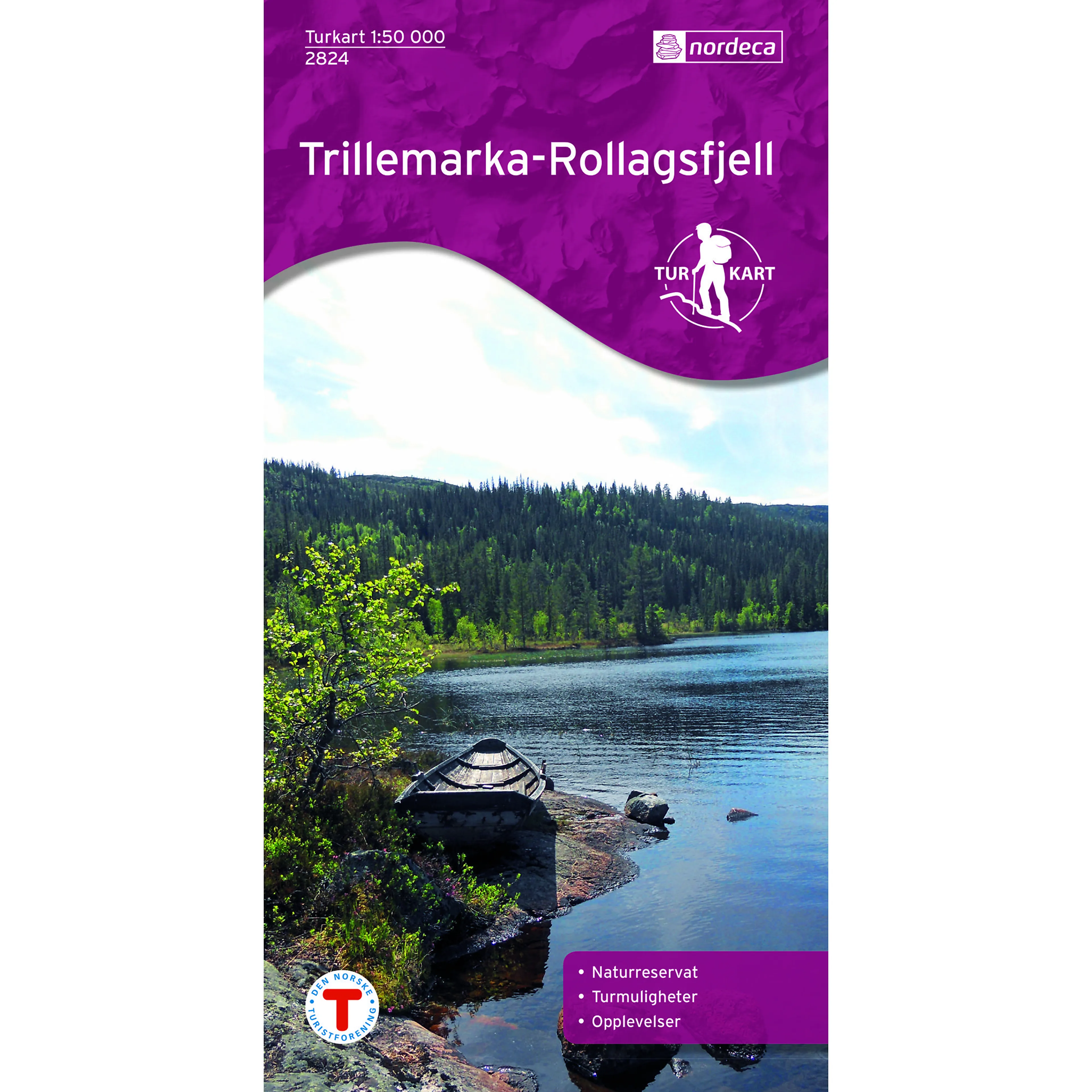 TRILLEMARKA-ROLLAGSFJELL 1:50 000