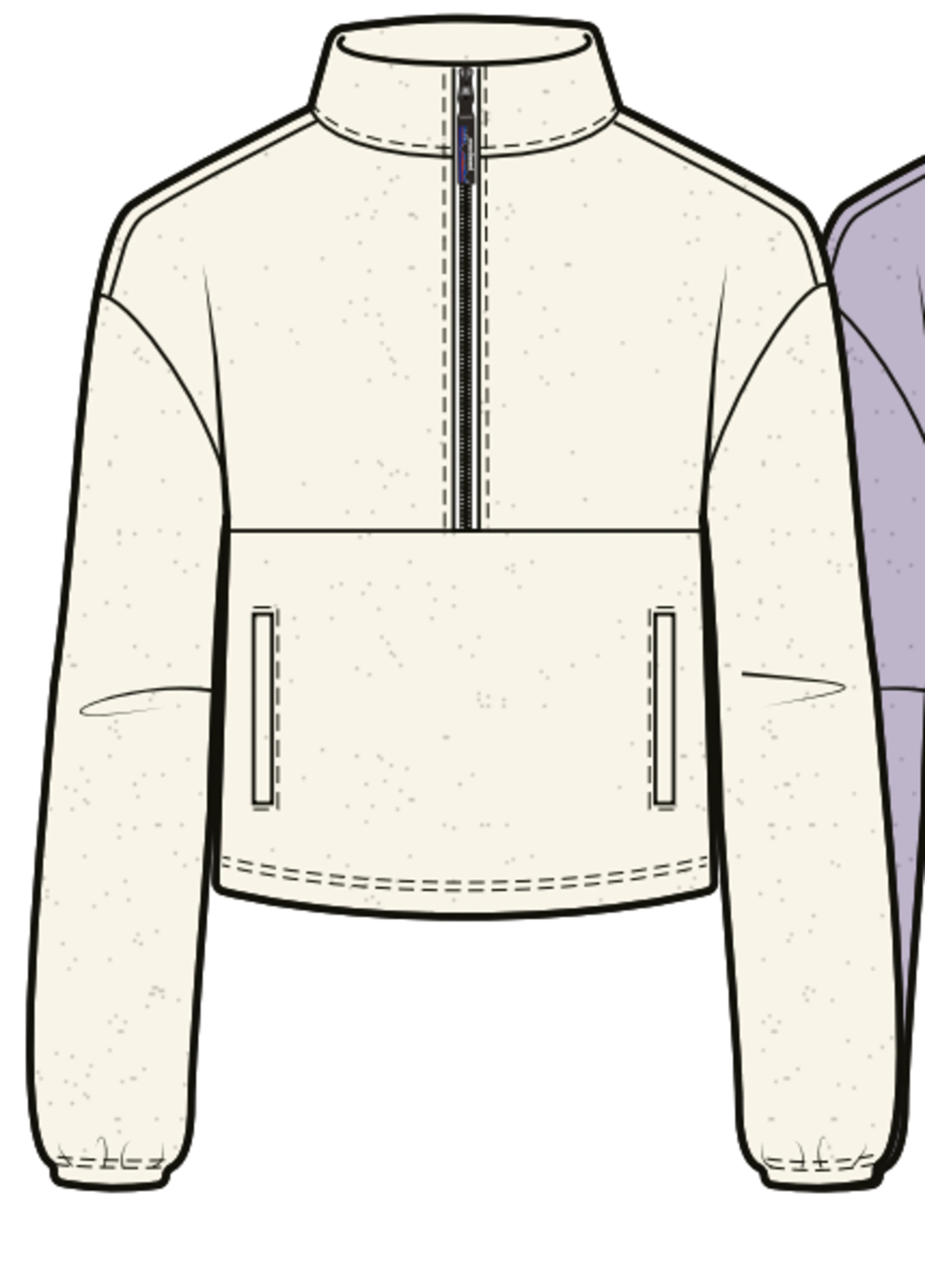 W's Micro D 1/2 Zip Fleece P/O