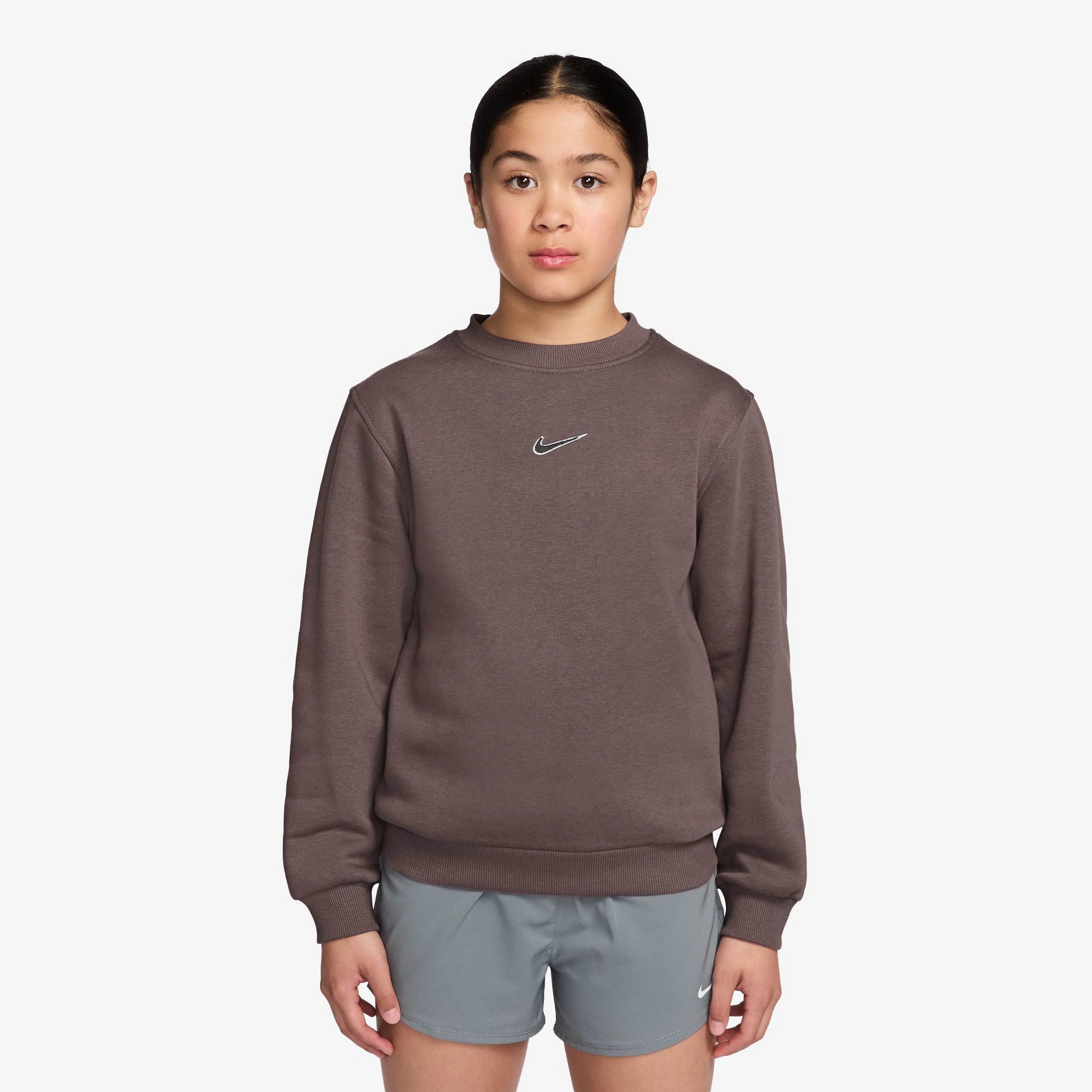 Kylian Mbappe Kylian Mbappé Club Fleece Big Kids' Soccer Crew-Neck Sweatshirt