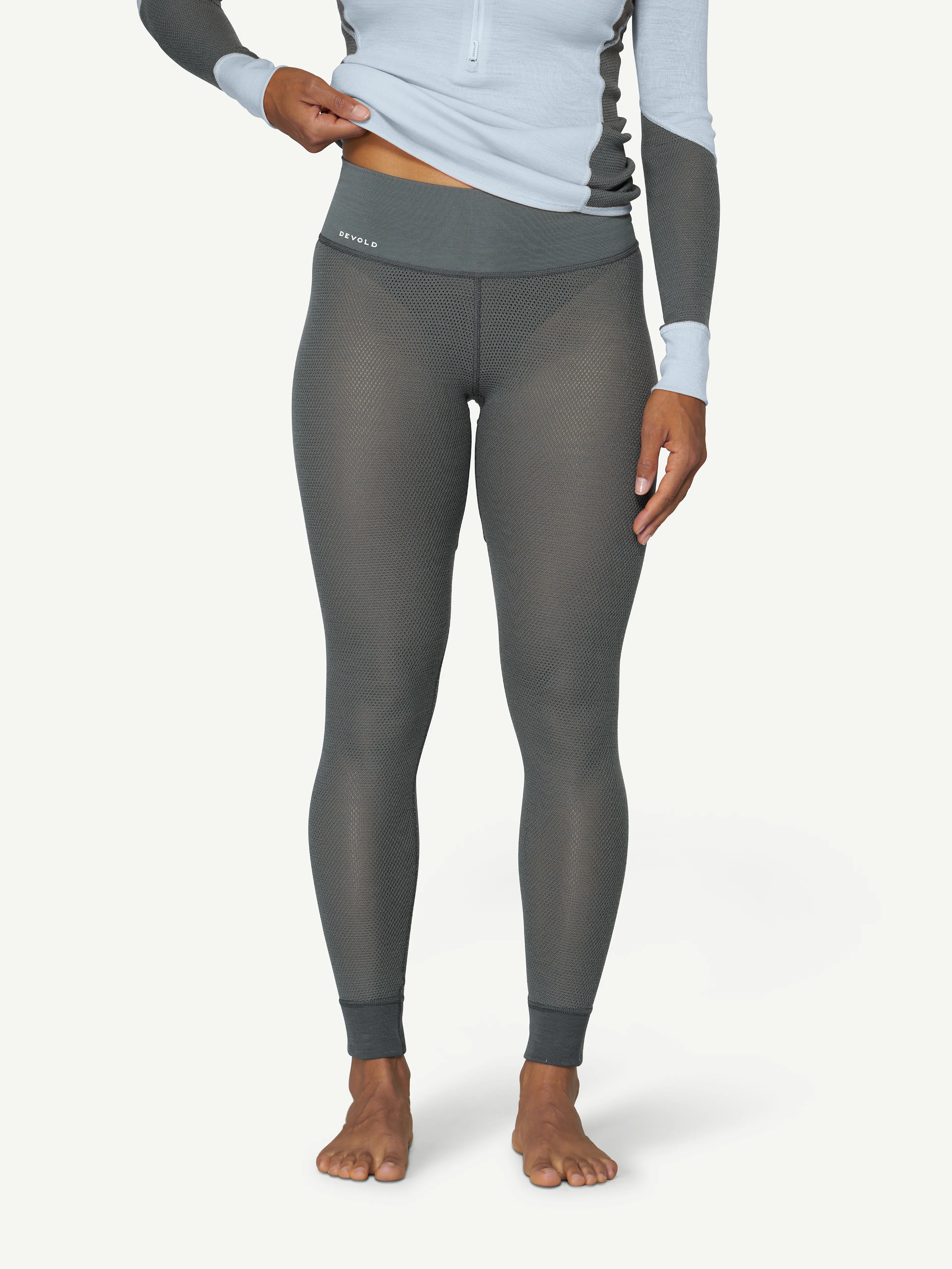 WOOL MESH WOMAN LONG JOHNS