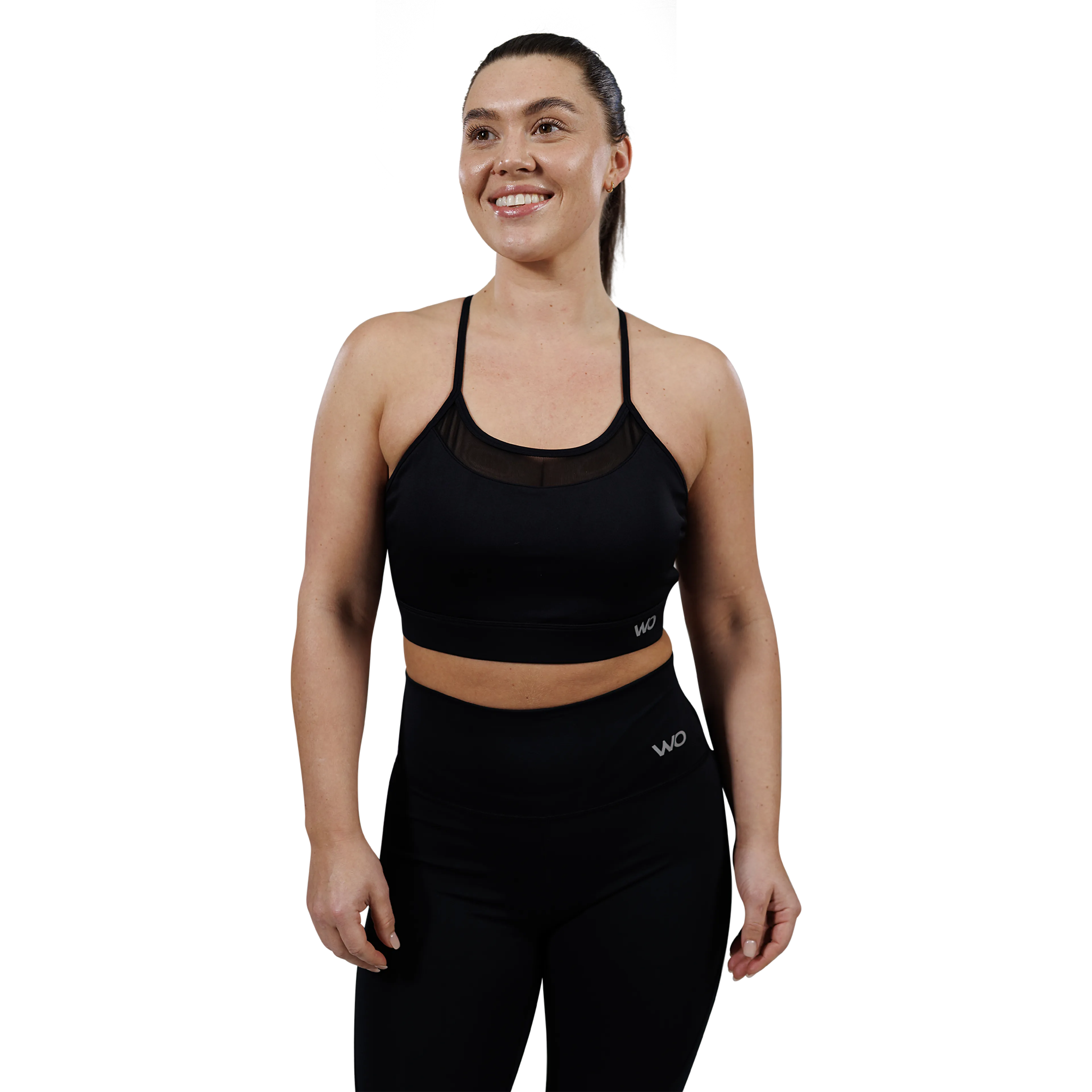 Salisbury W Sports Bra With Mesh Details
