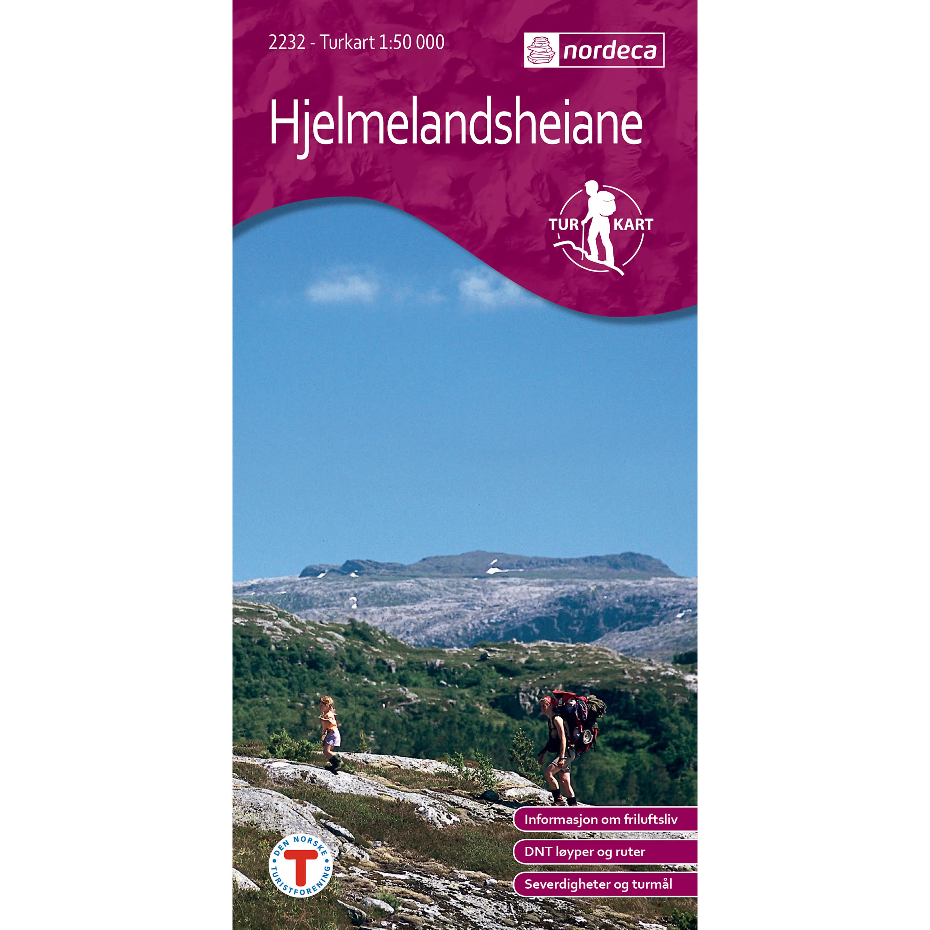 HJELMELANDSHEIANE 1:50 000
