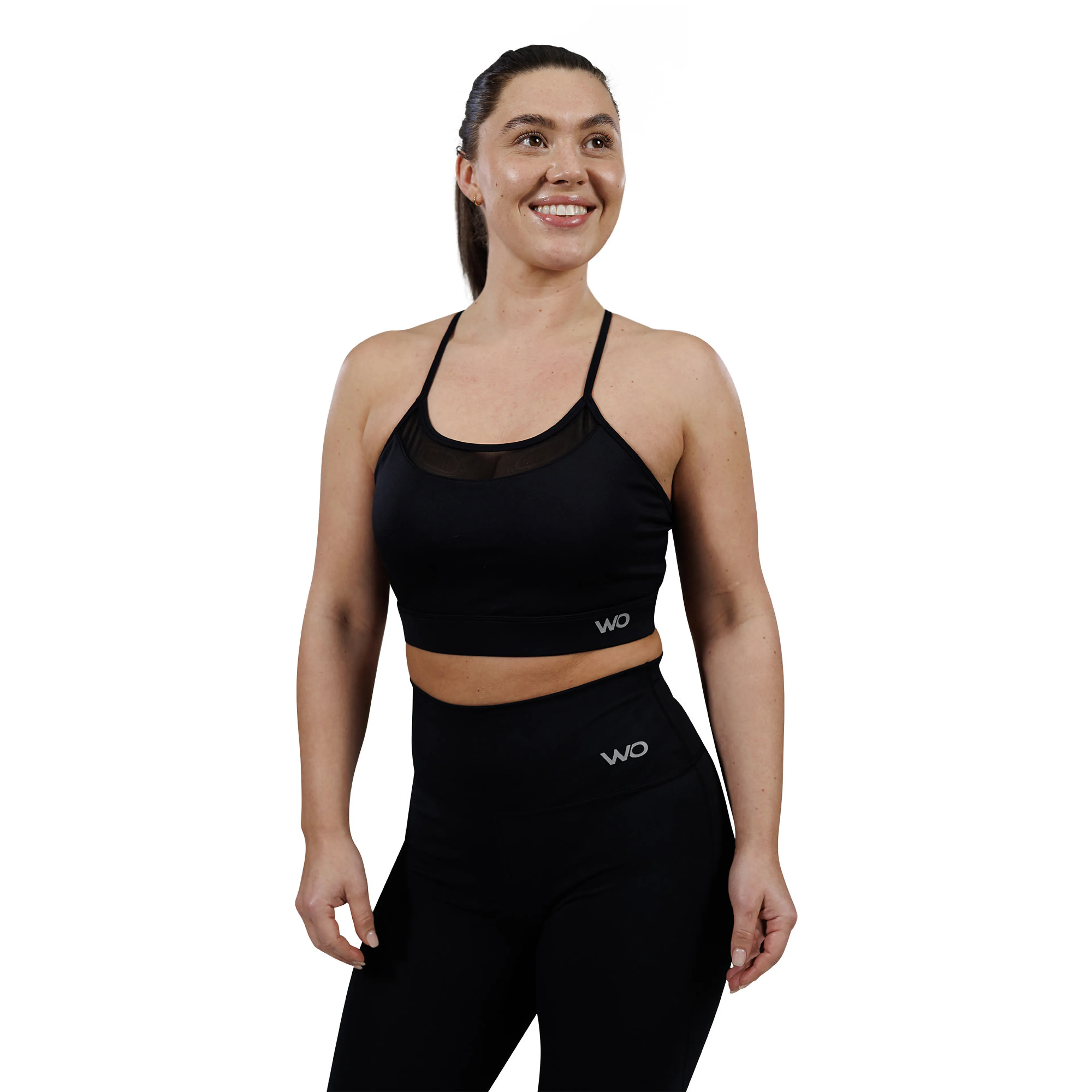 Salisbury W Sports Bra With Mesh Details Salisbury W Sports Bra With Mesh Details