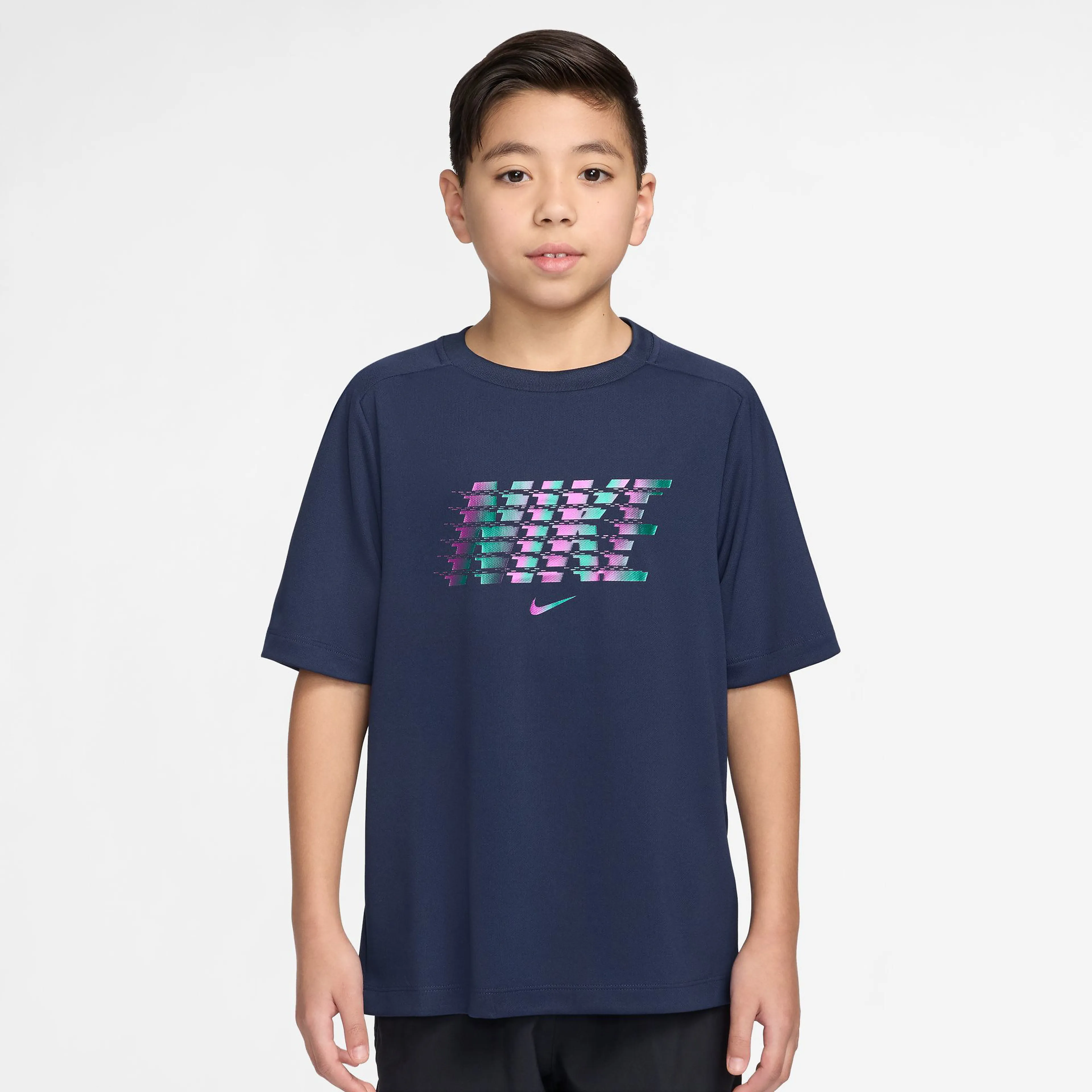 Multi Big Kids' (Boys') Dri-FIT Short-Sleeve Top