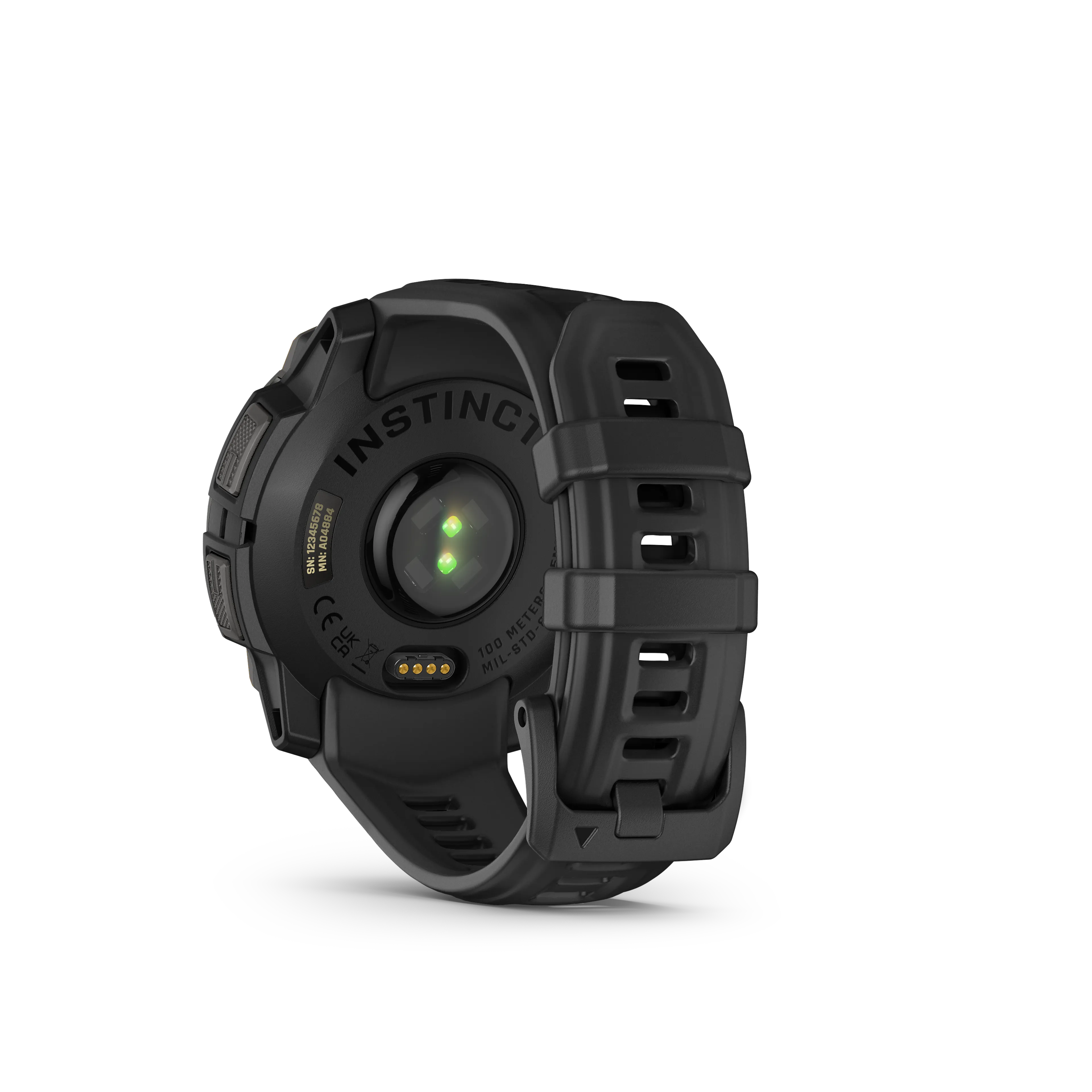 Instinct 3 - 45 mm, AMOLED, Black Bezel with Black Band