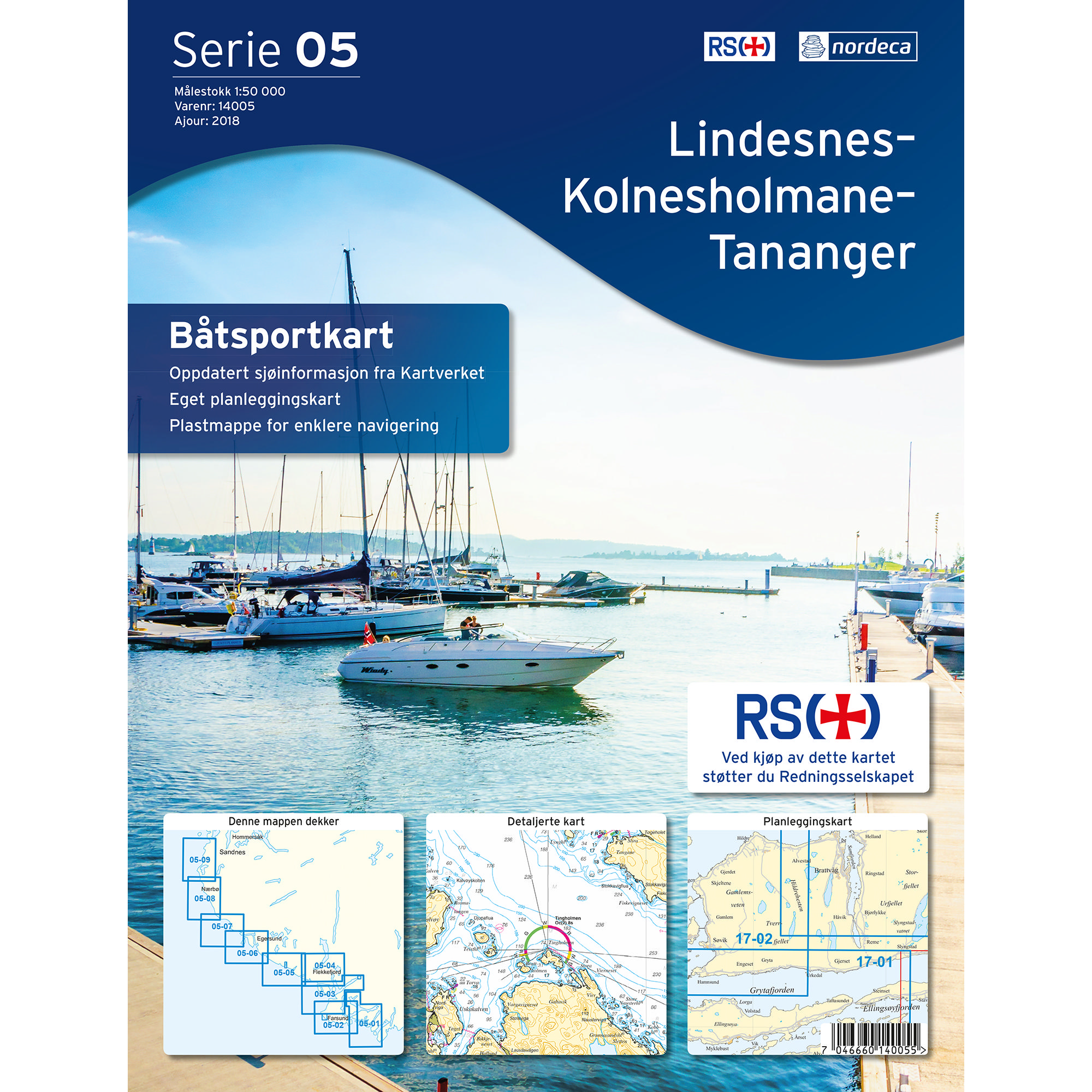 05-LINDESNES-KOLNESHOLMANE-TANANGER 1:50 000
