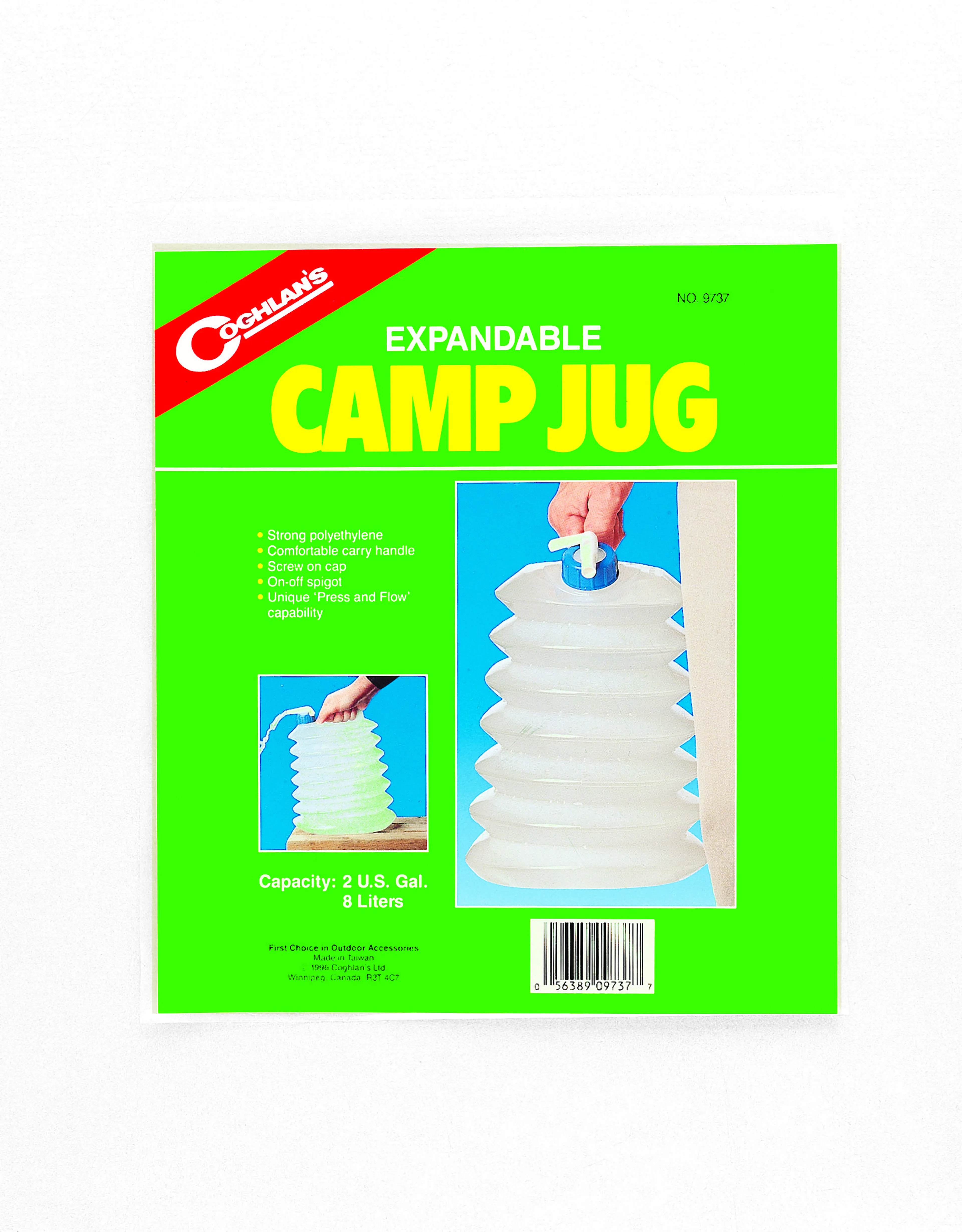 Vannkanne sammenleggbar 8 L