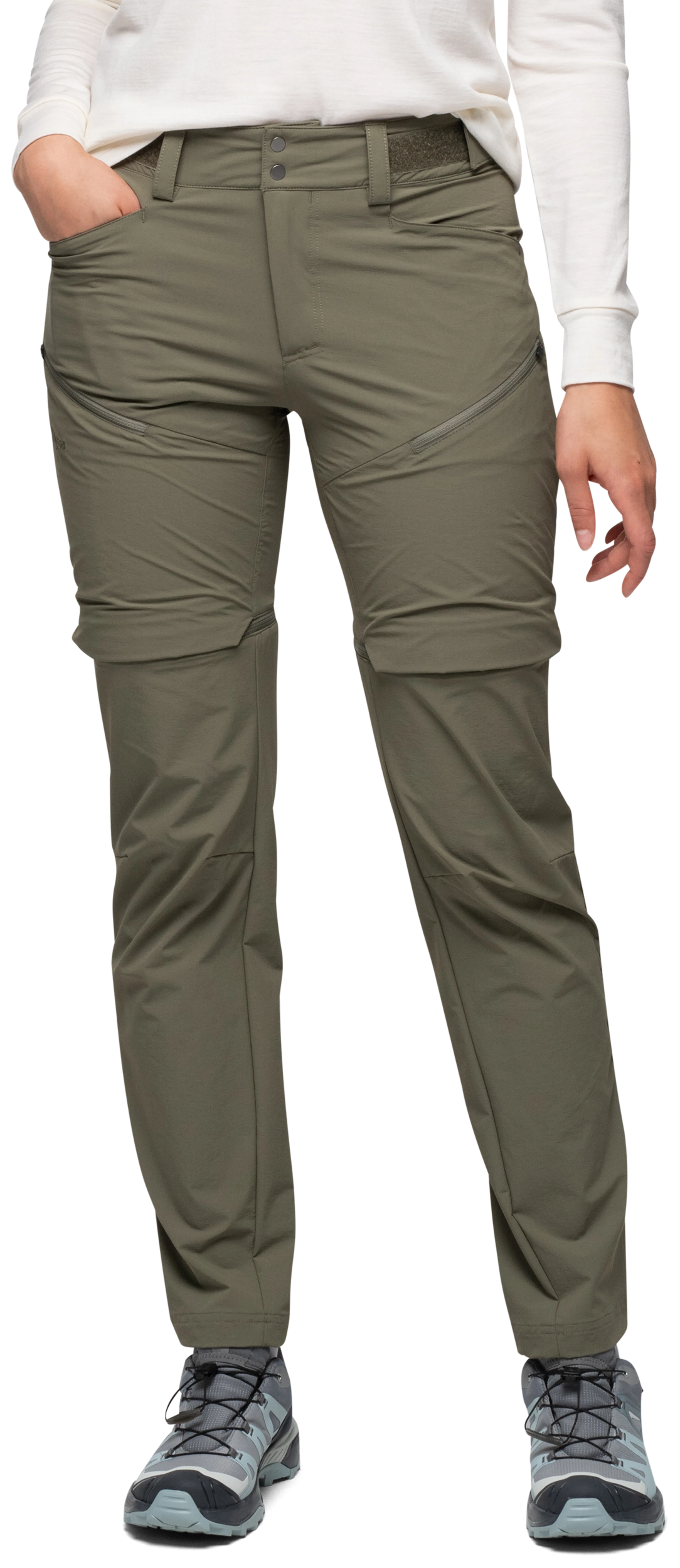 Convertible Zip-Off Softshell Pants Women