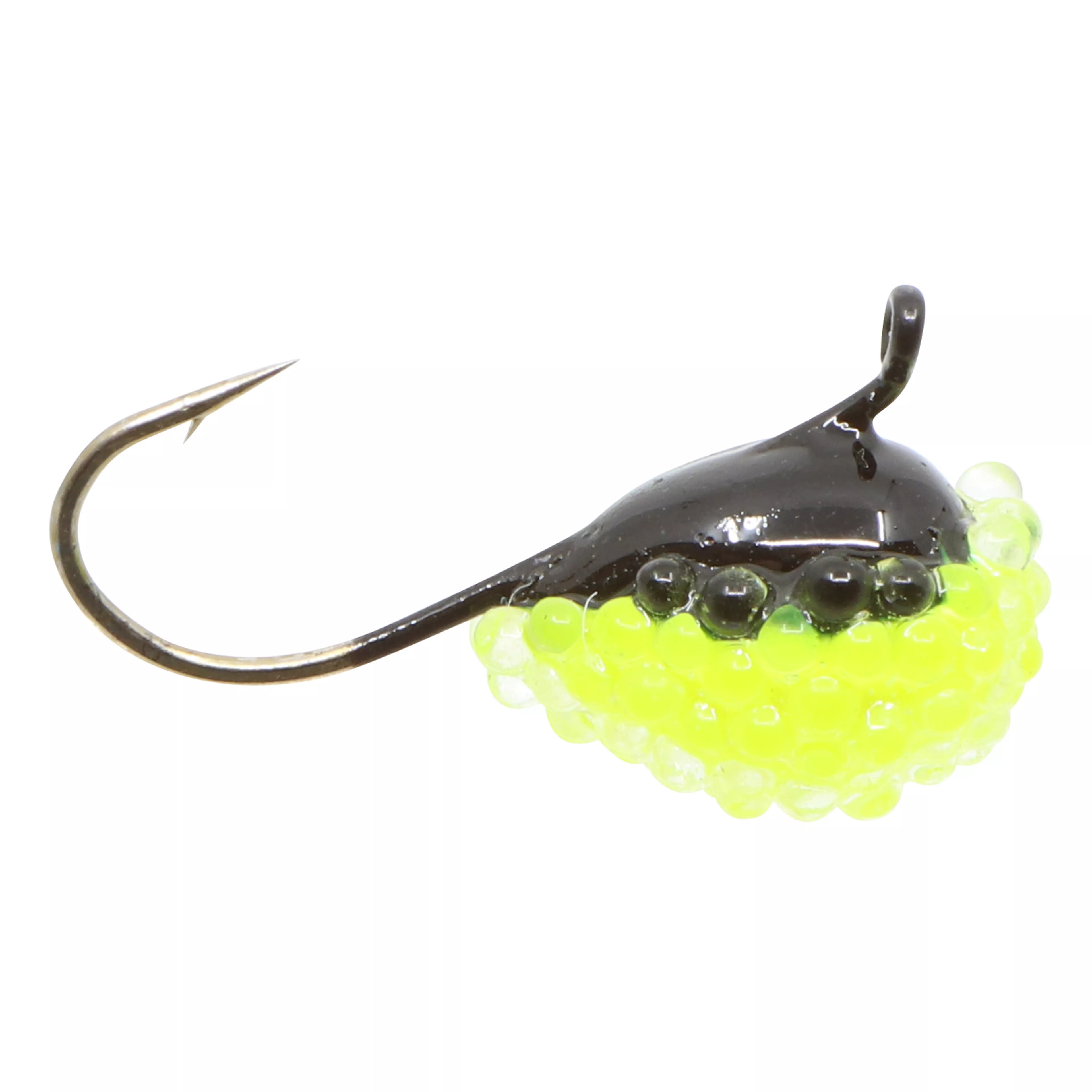 Mormyshka Rain. Fluo UV 8 Svart/Gul